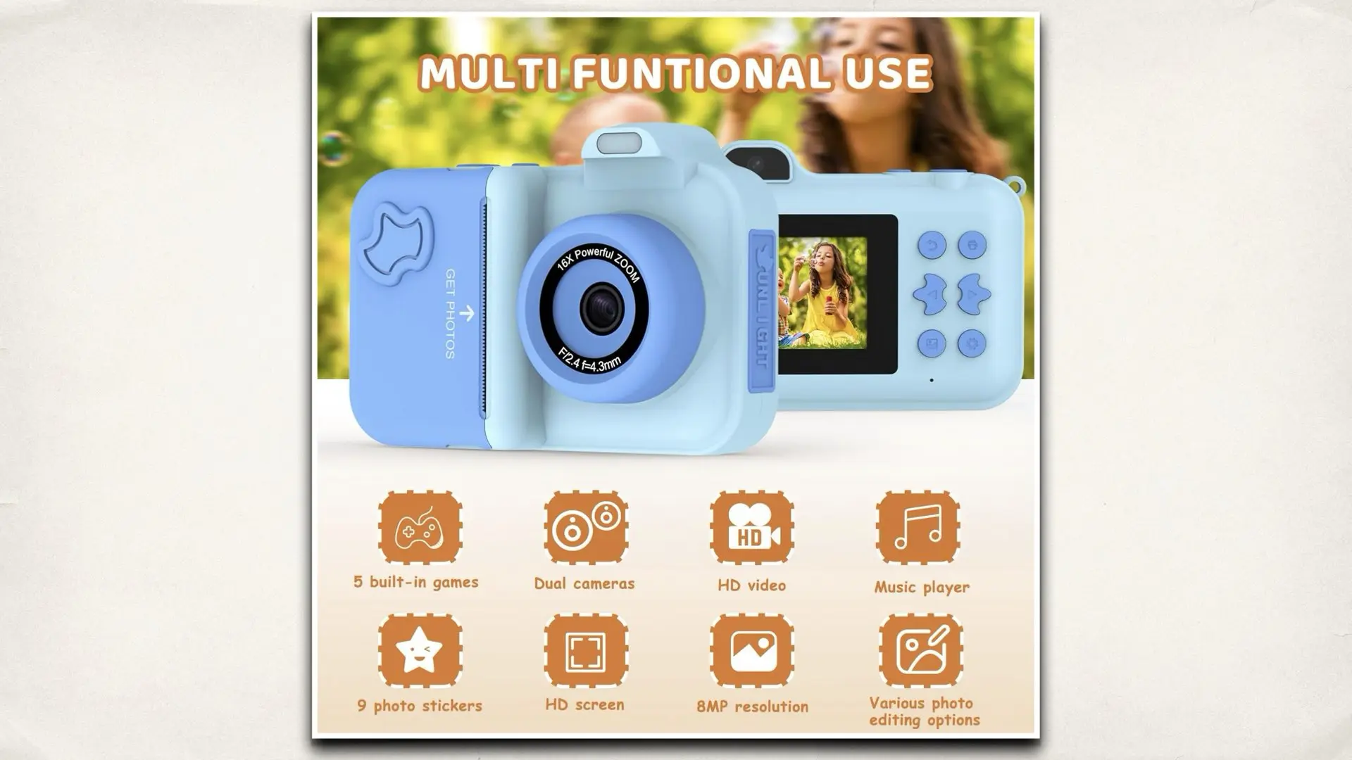 The MISIRUN S1 Kids Camera