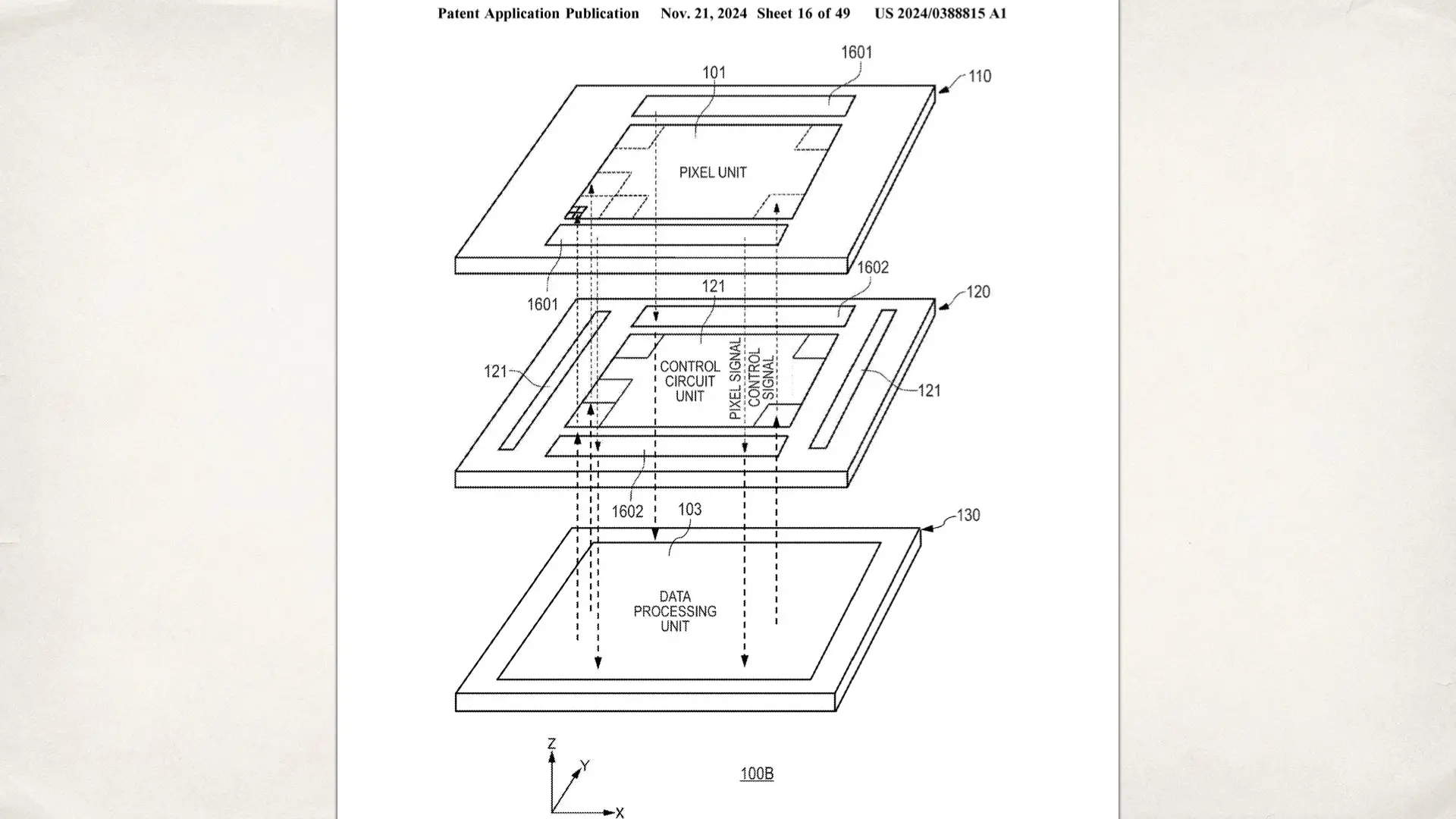 From the Nikon patent: IMAGING ELEMENT AND IMAGING DEVICE