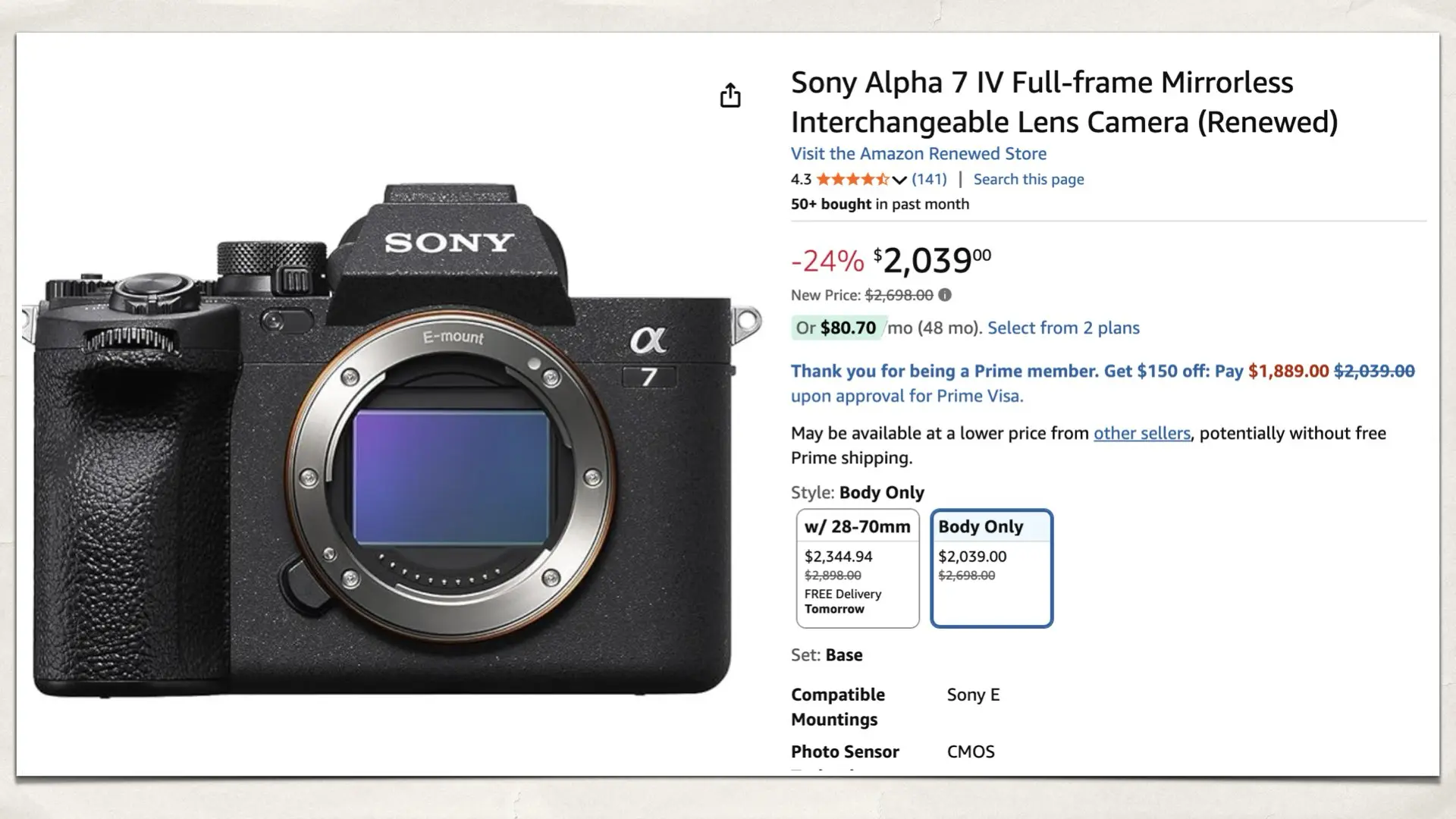 The Full Frame Cameras Filmmakers Buy on Amazon Renewed - Y.M.Cinema ...