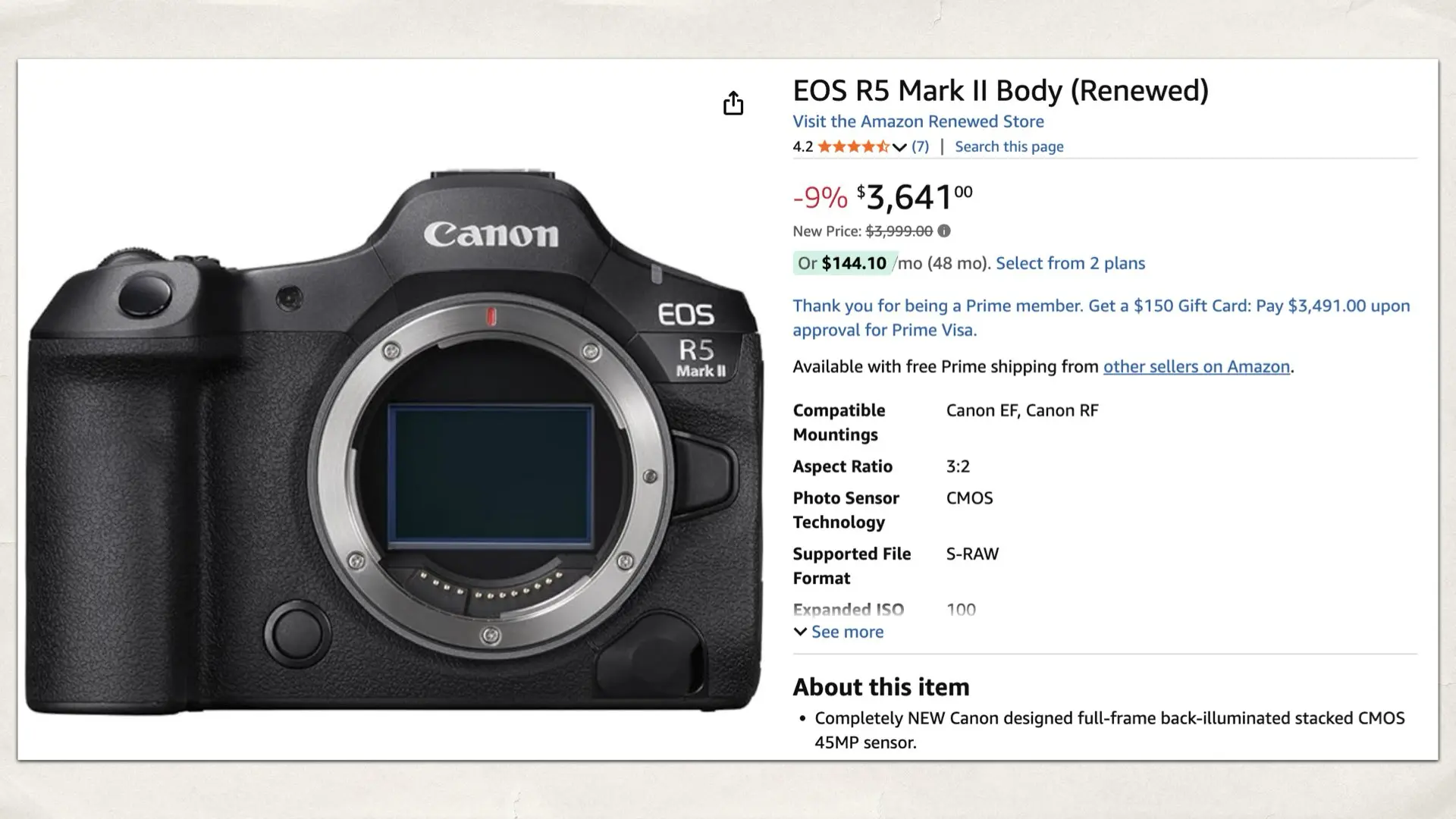The Full Frame Cameras Filmmakers Buy on Amazon Renewed - Y.M.Cinema ...
