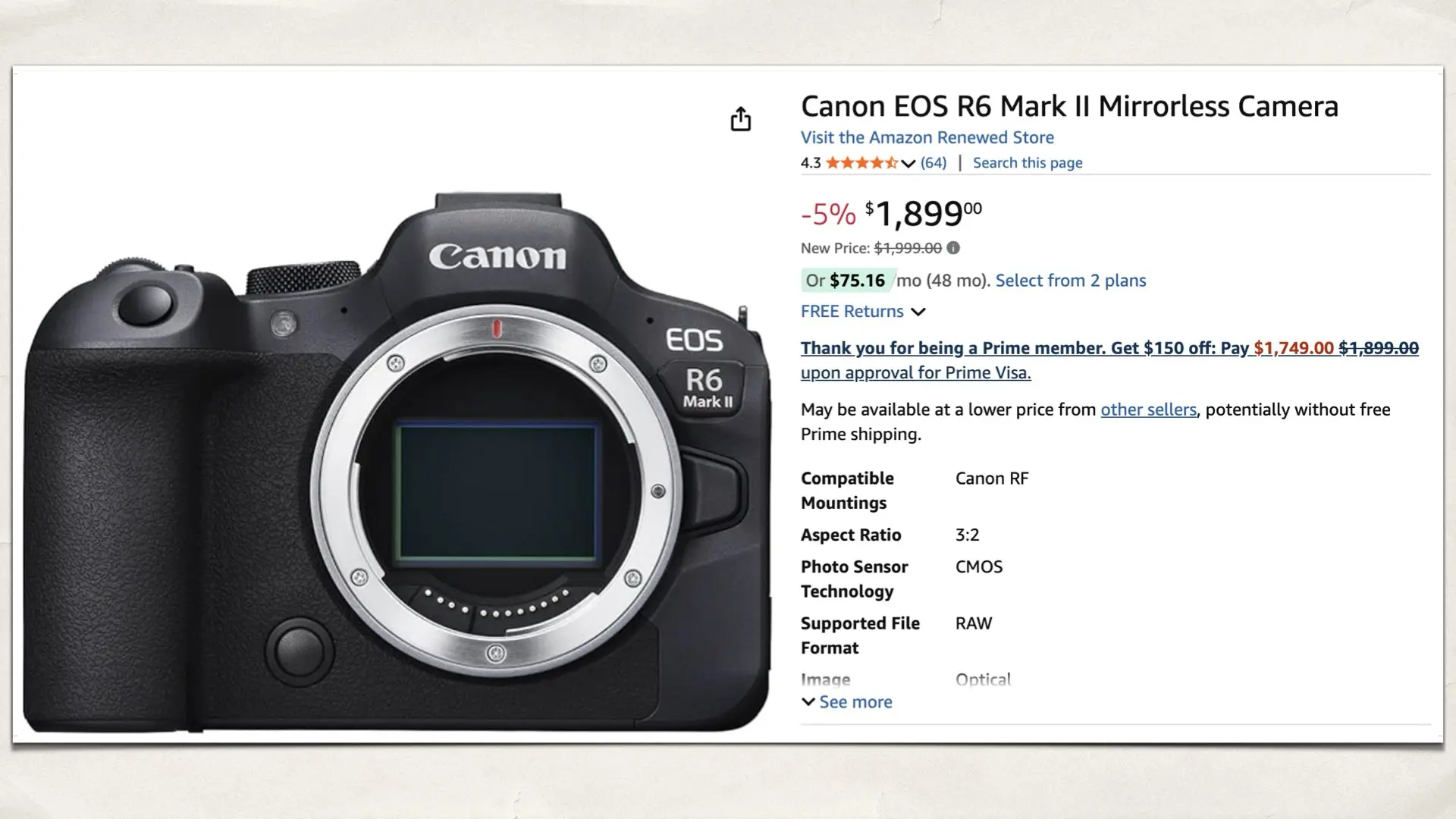 Canon EOS R6 Mark II — Low-Light and Speed Champion