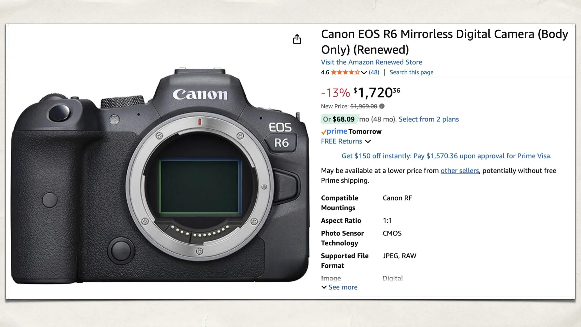 Canon EOS R6 — Still a Filmmaker Favorite
