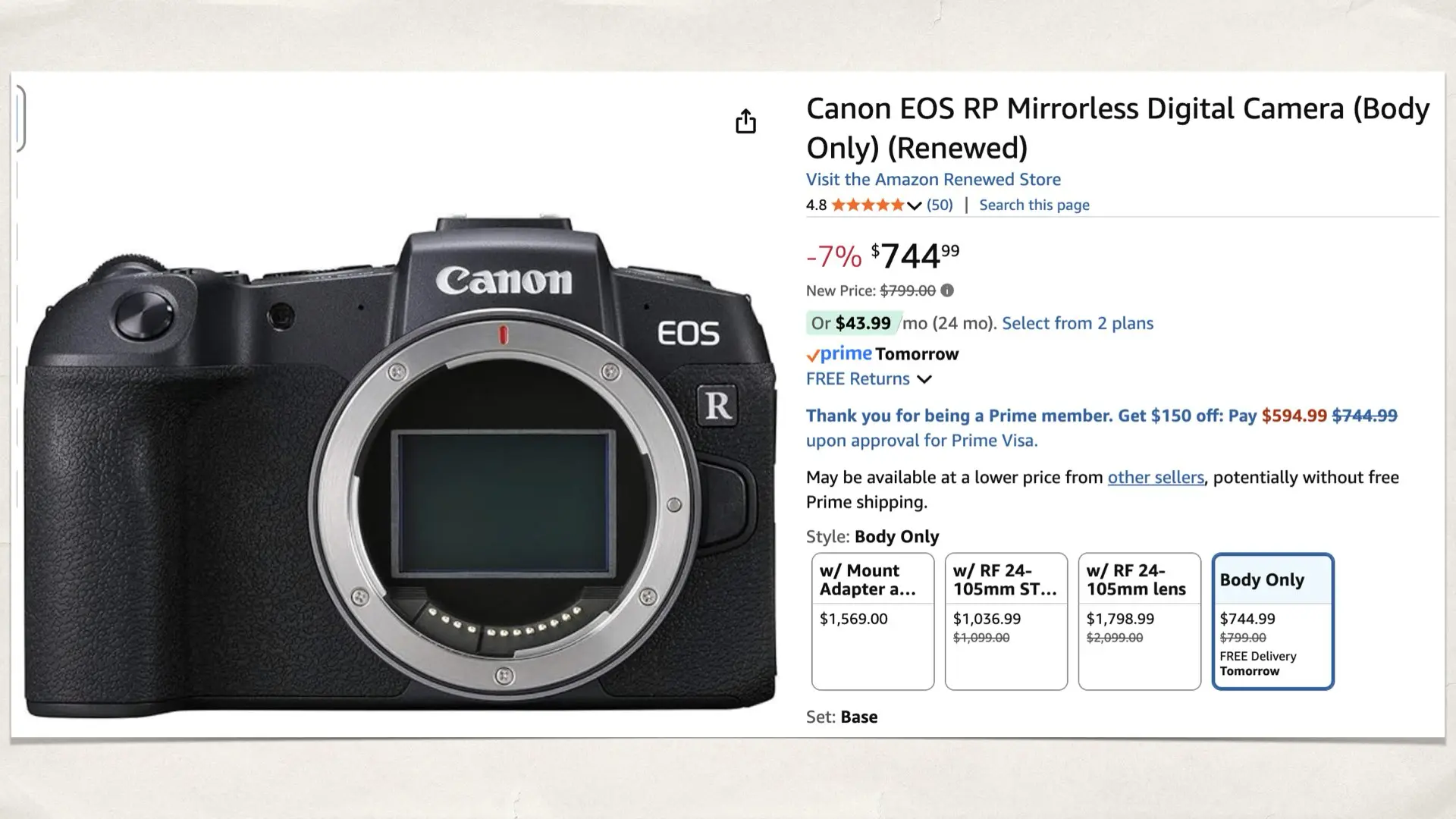 Canon EOS RP — The Lightweight RF Entry
