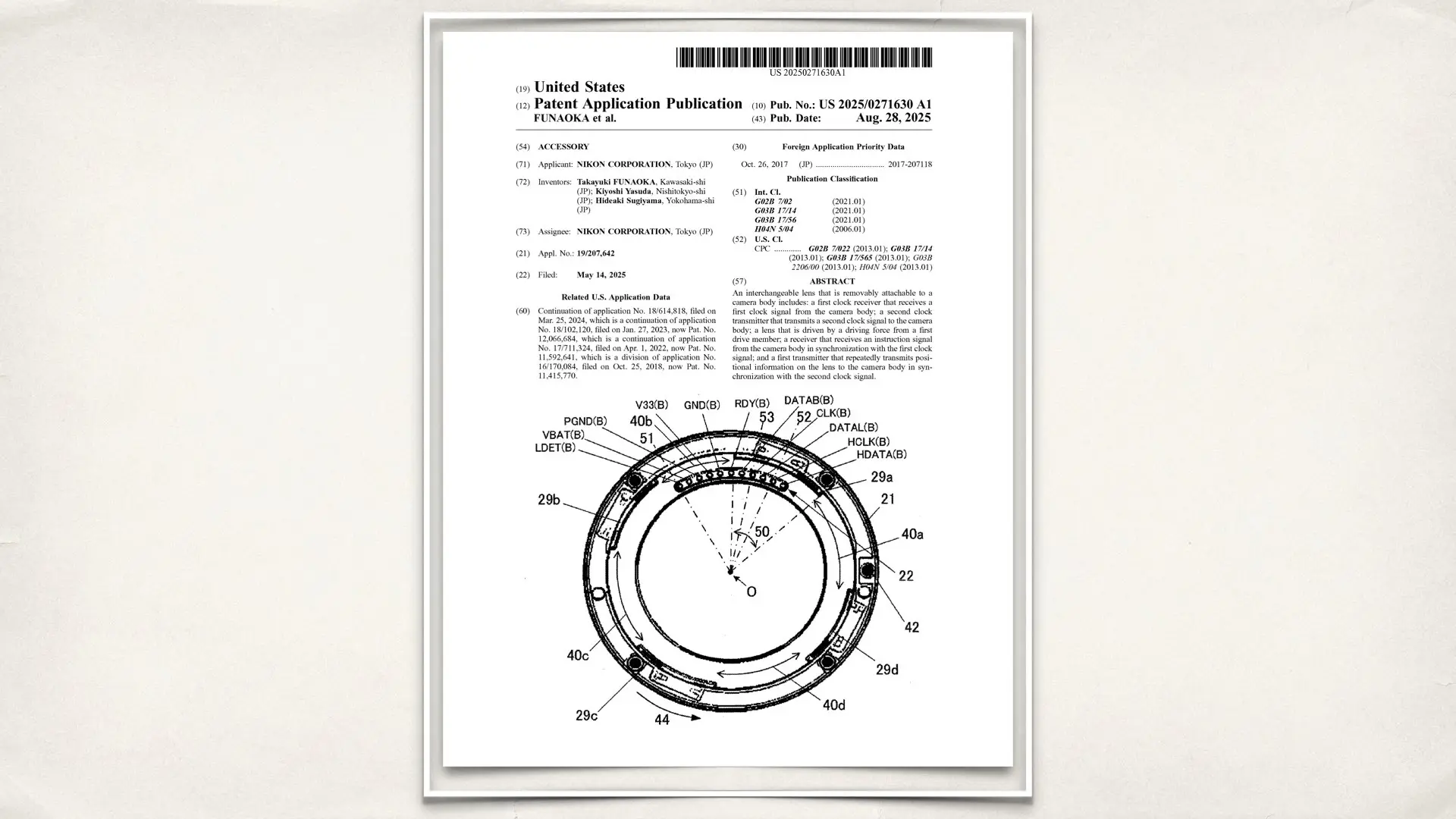 Nikon new ACCESSORY patent