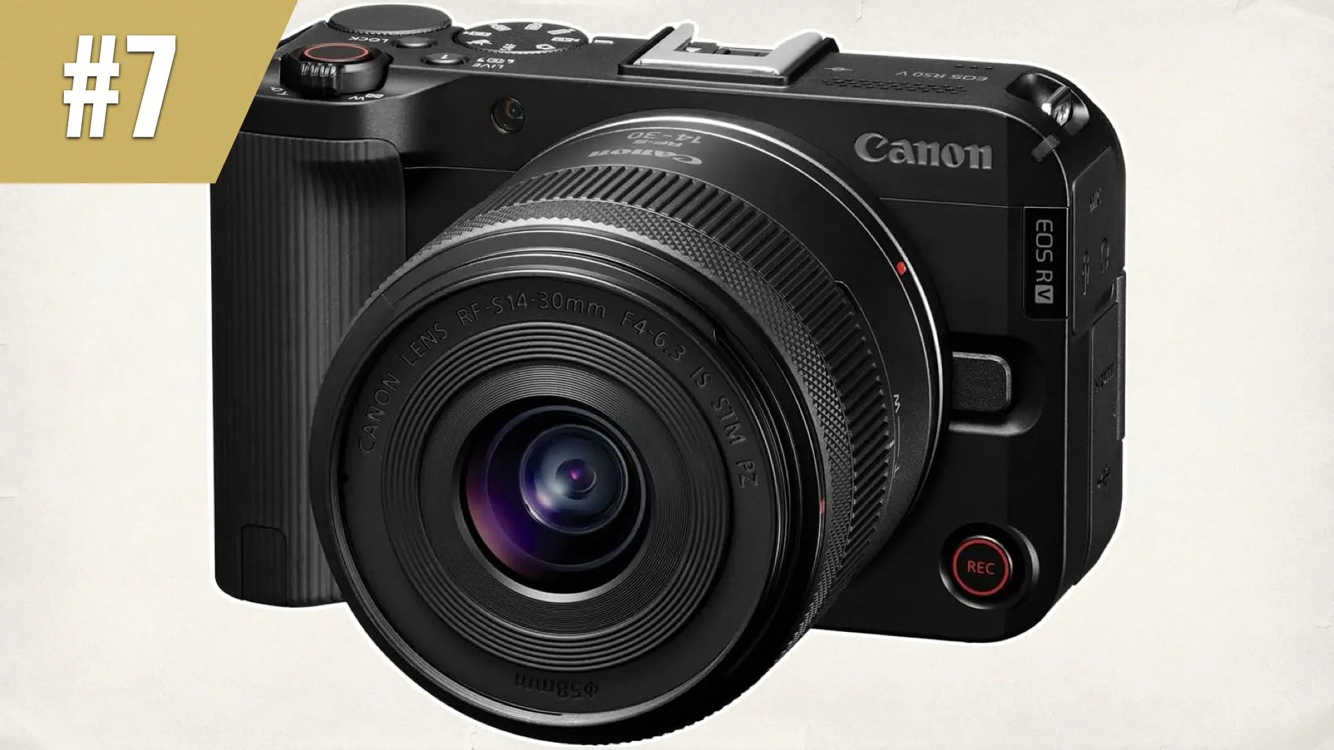 Canon EOS R50 V with RF-S14-30mm PZ Lens Kit