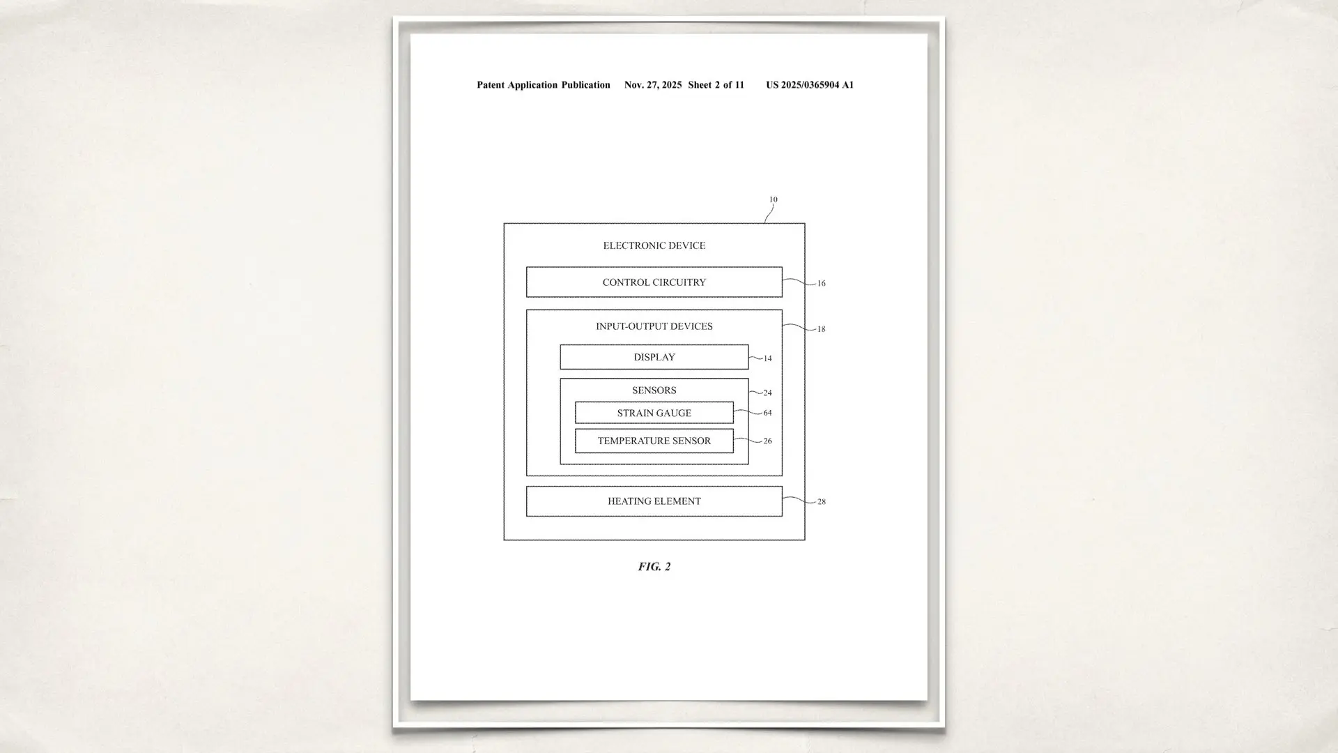 Apple's patent : Flexible Displays With Heating Elements