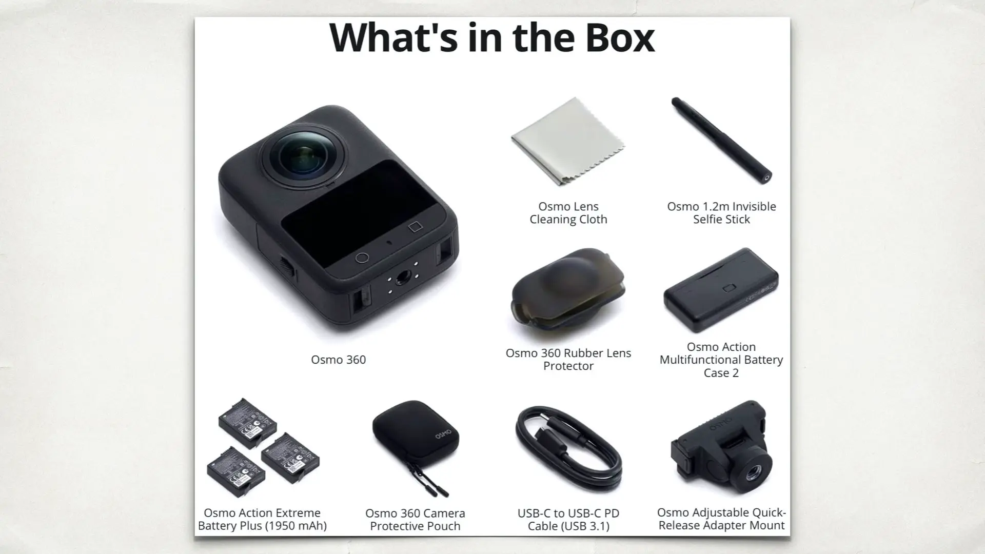 DJI Osmo 360 Adventure Combo