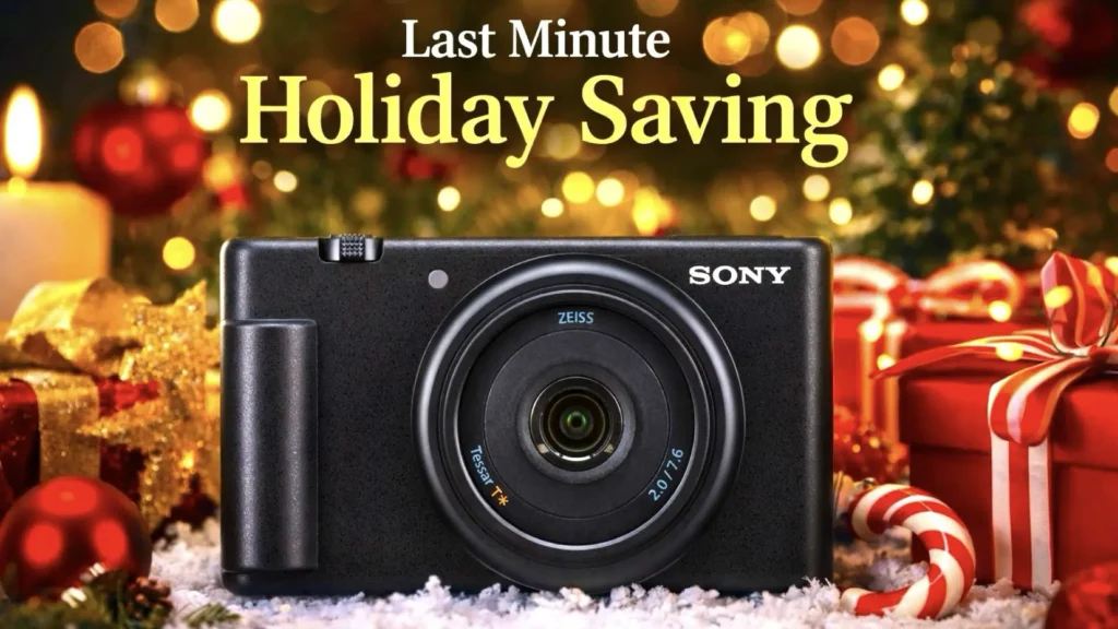 Sony ZV 1F Is Now Available at a Lower Holiday Price on Amazon