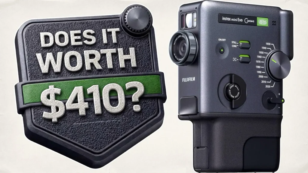 The FUJIFILM instax mini Evo Cinema Costs $410. Should You Buy It?