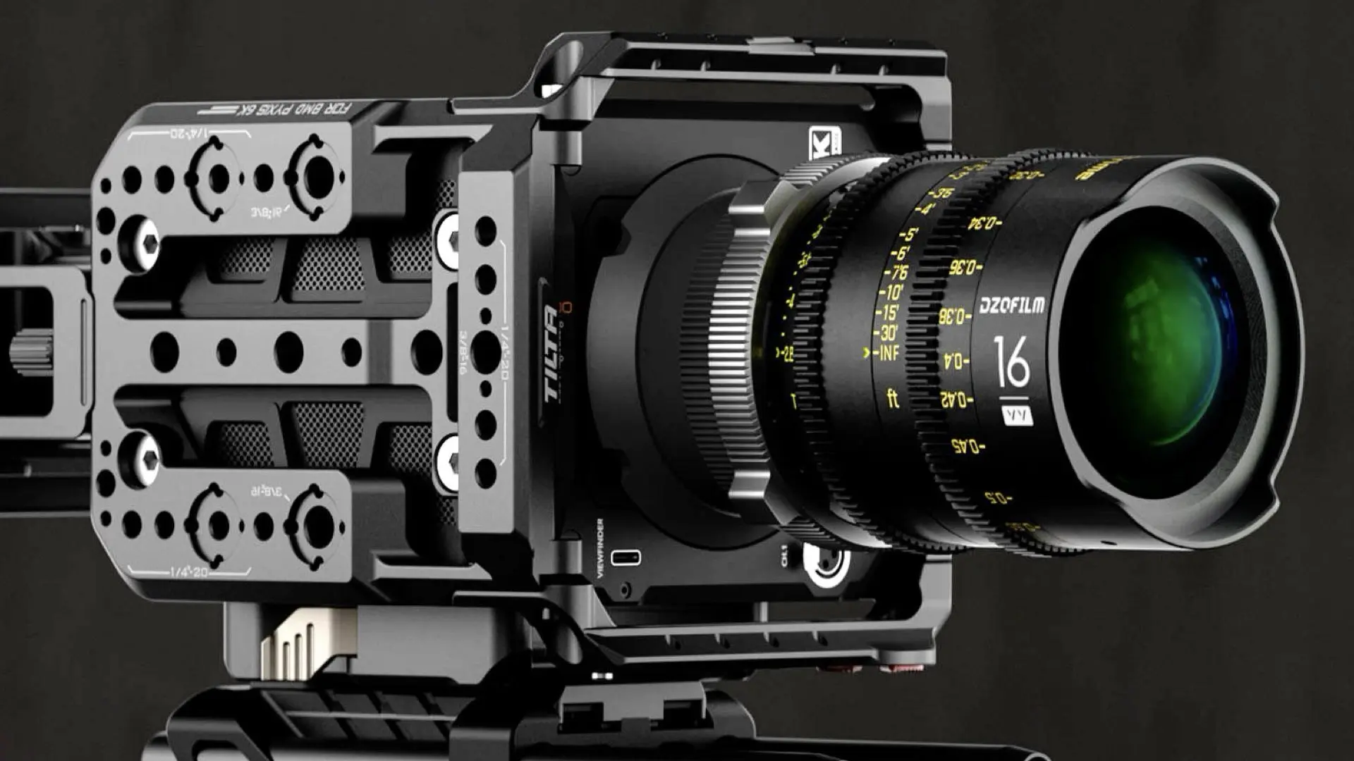 Tilta Camera Cage Pro Kit V-Mount Compatible with Blackmagic Pyxis 6K