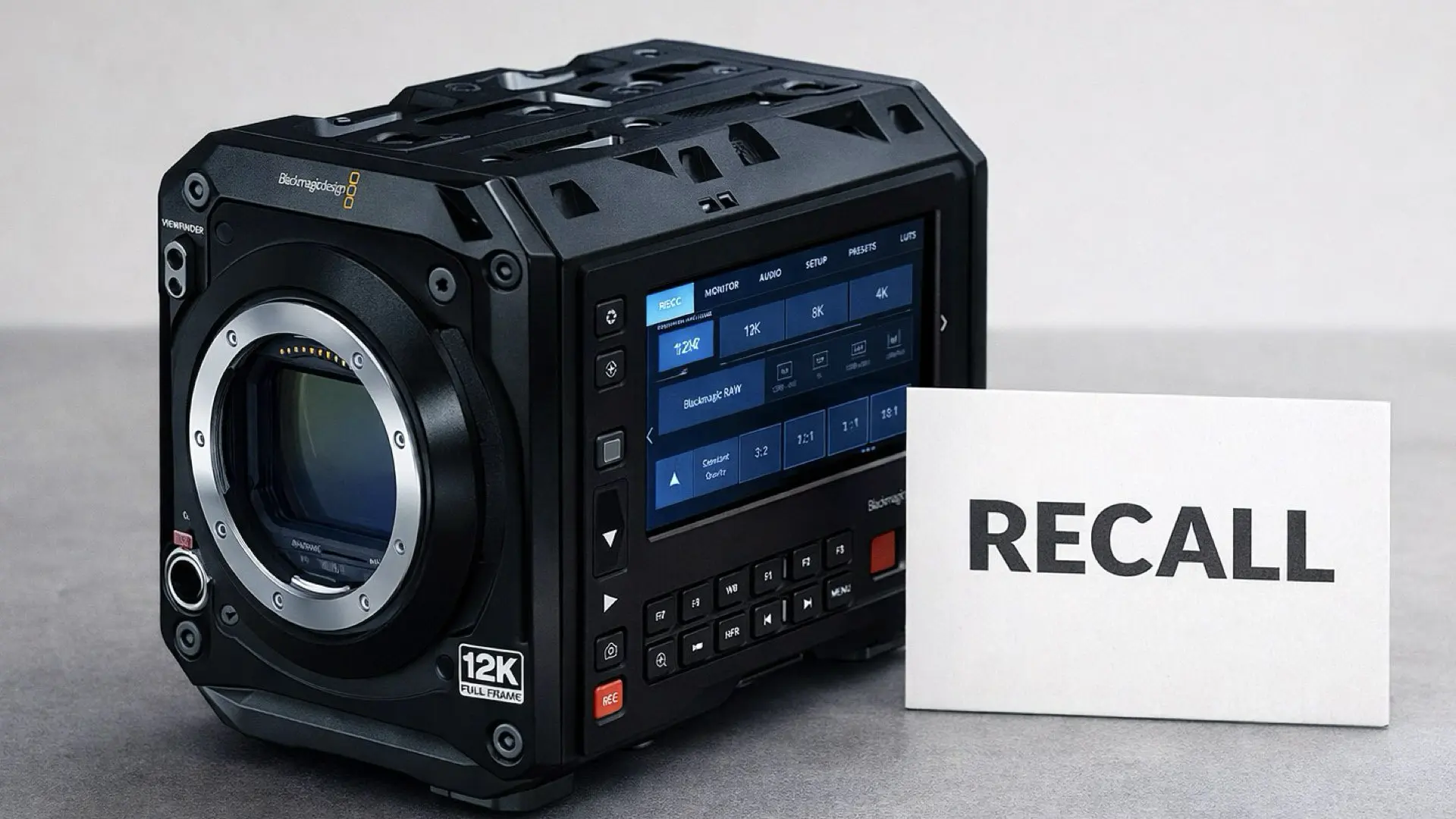 Blackmagic Recalls PYXIS 12K and Offers a Free Sensor Upgrade for All Early Units