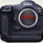 Canon EOS R3 at 3,706 USD on Amazon Renewed. Market Analysis