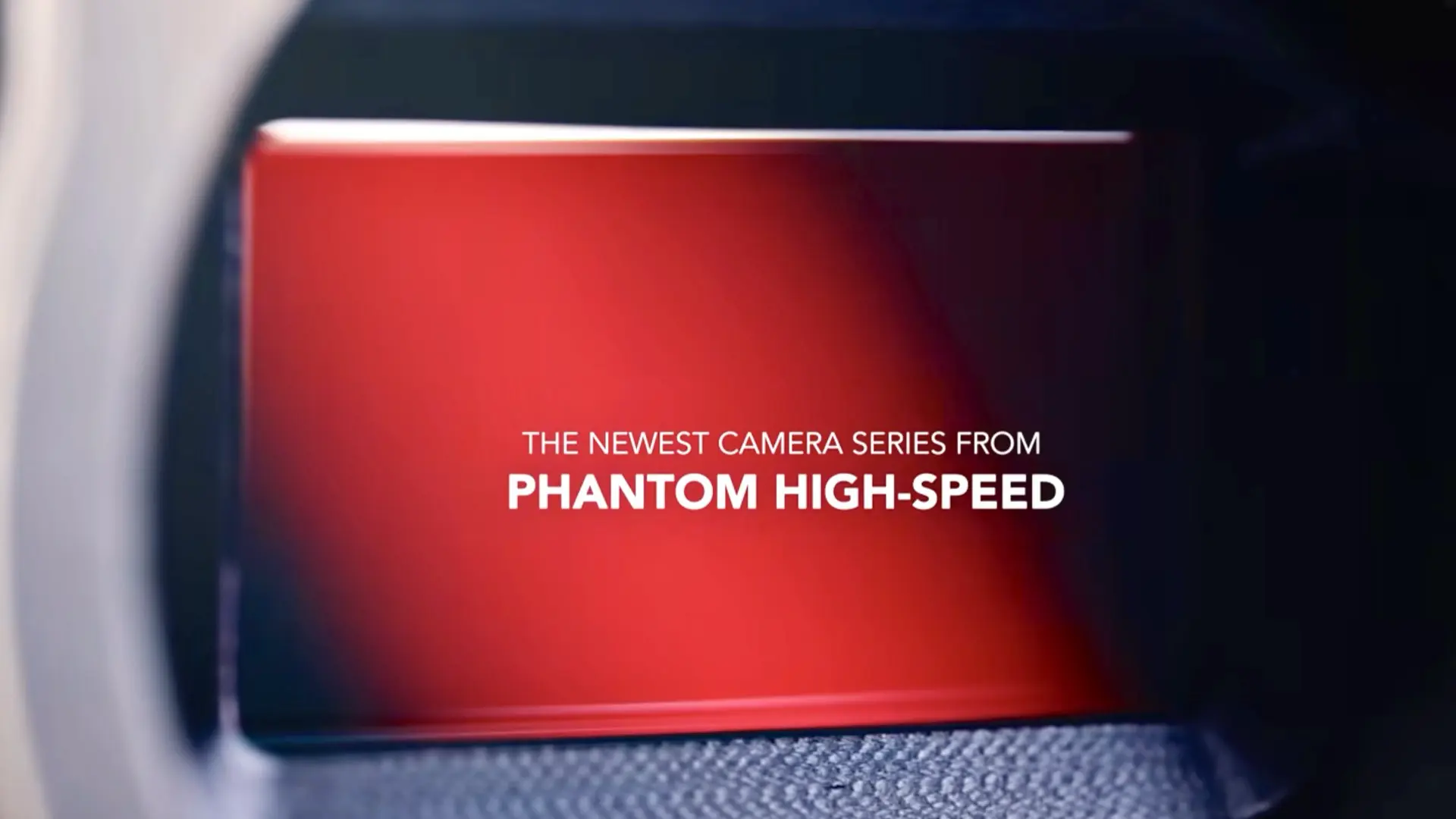Vision Research's new camera. A screenshot from the teaser.