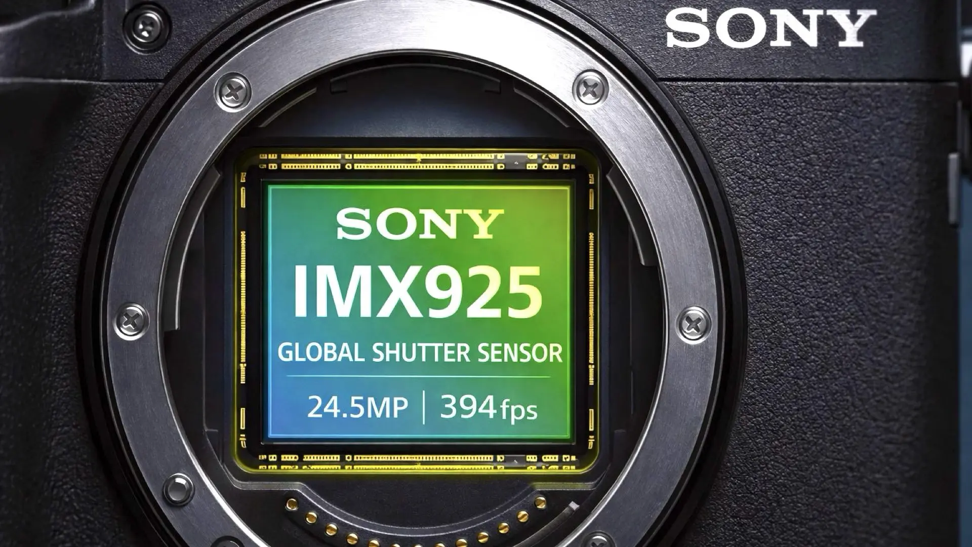 Sony IMX925 Global Shutter Sensor Enters Production With 24.5MP at 394 fps