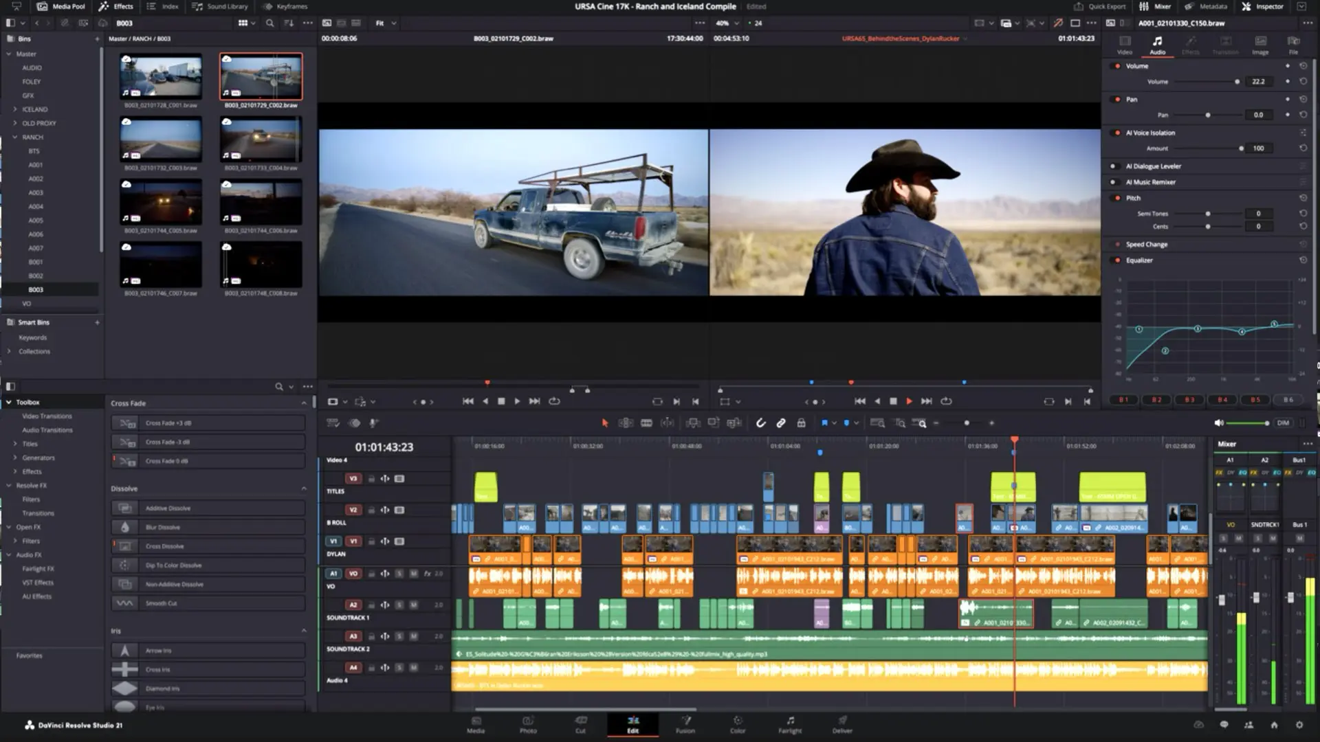 DaVinci Resolve 21: Edit Page