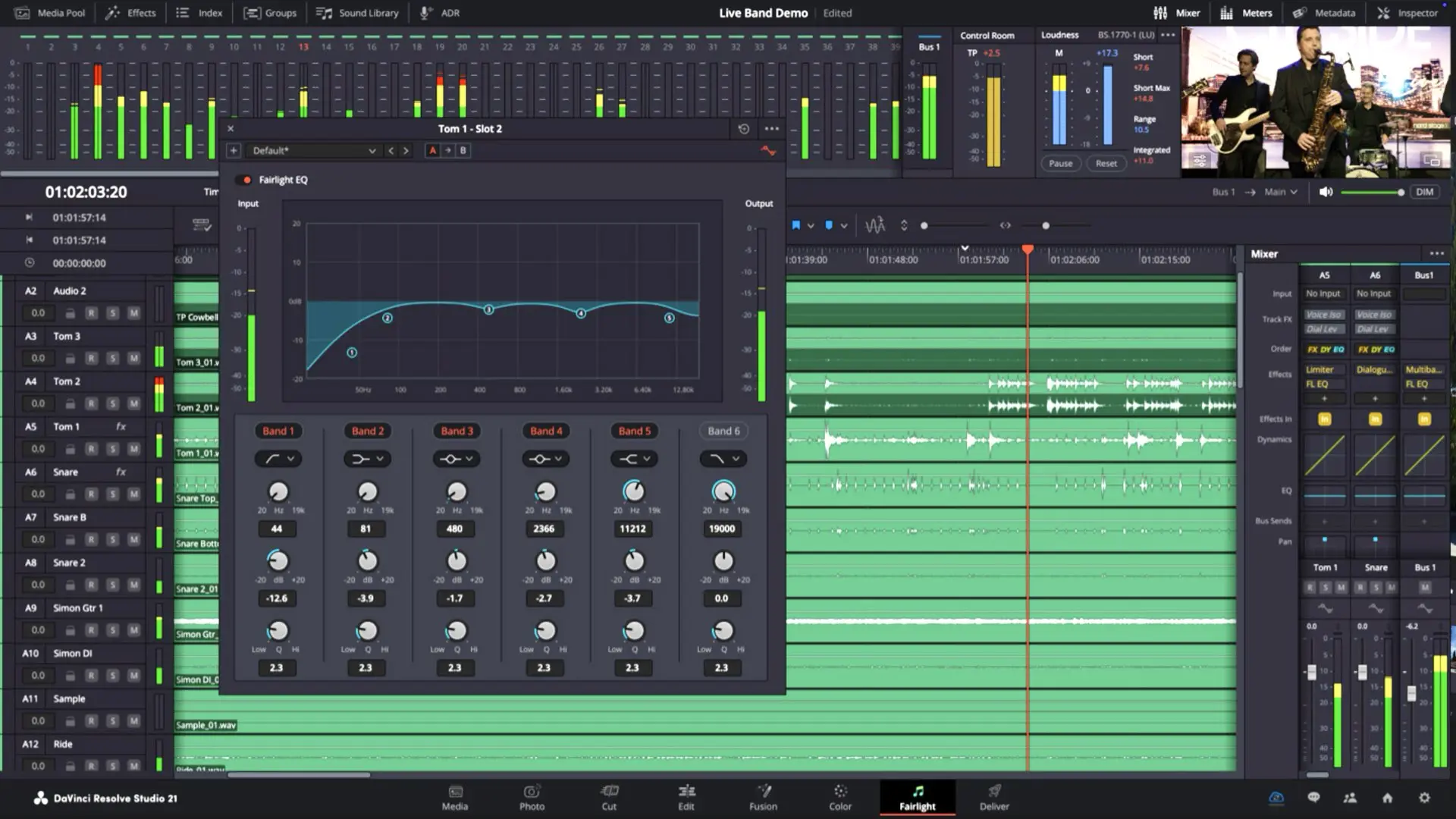 DaVinci Resolve 21: Fairlight Page
