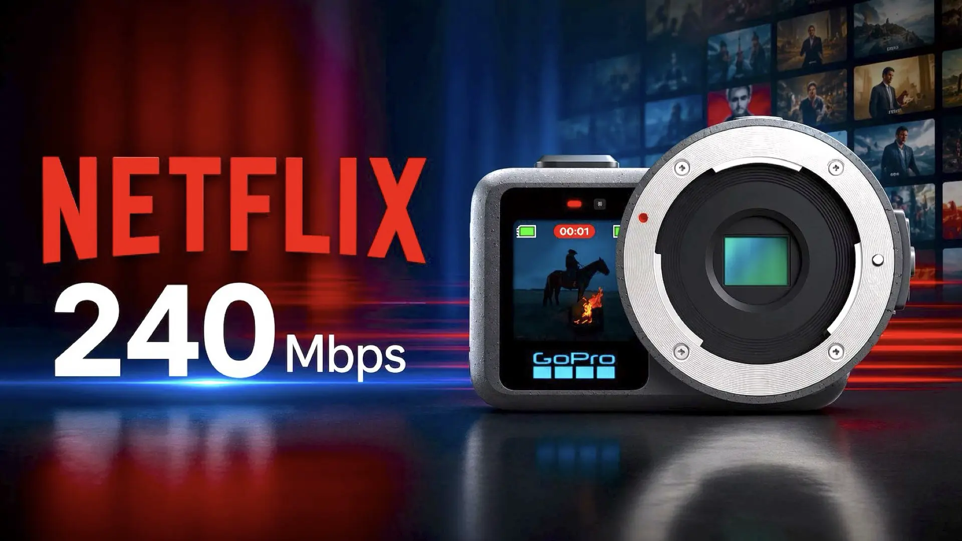 GoPro MISSION 1 PRO Hits 240 Mbps and References Netflix. Here Is Why
