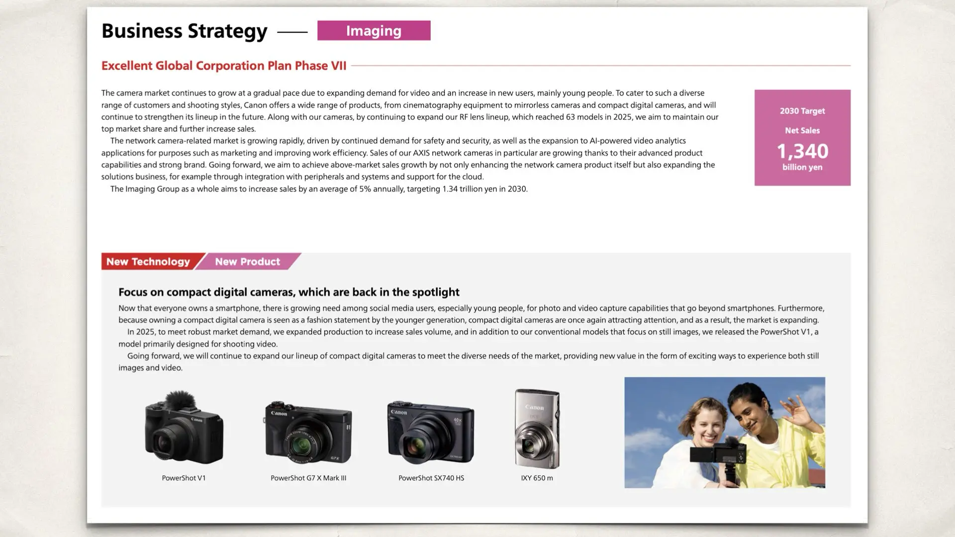 Focus on compact digital cameras, which are back in the spotlight