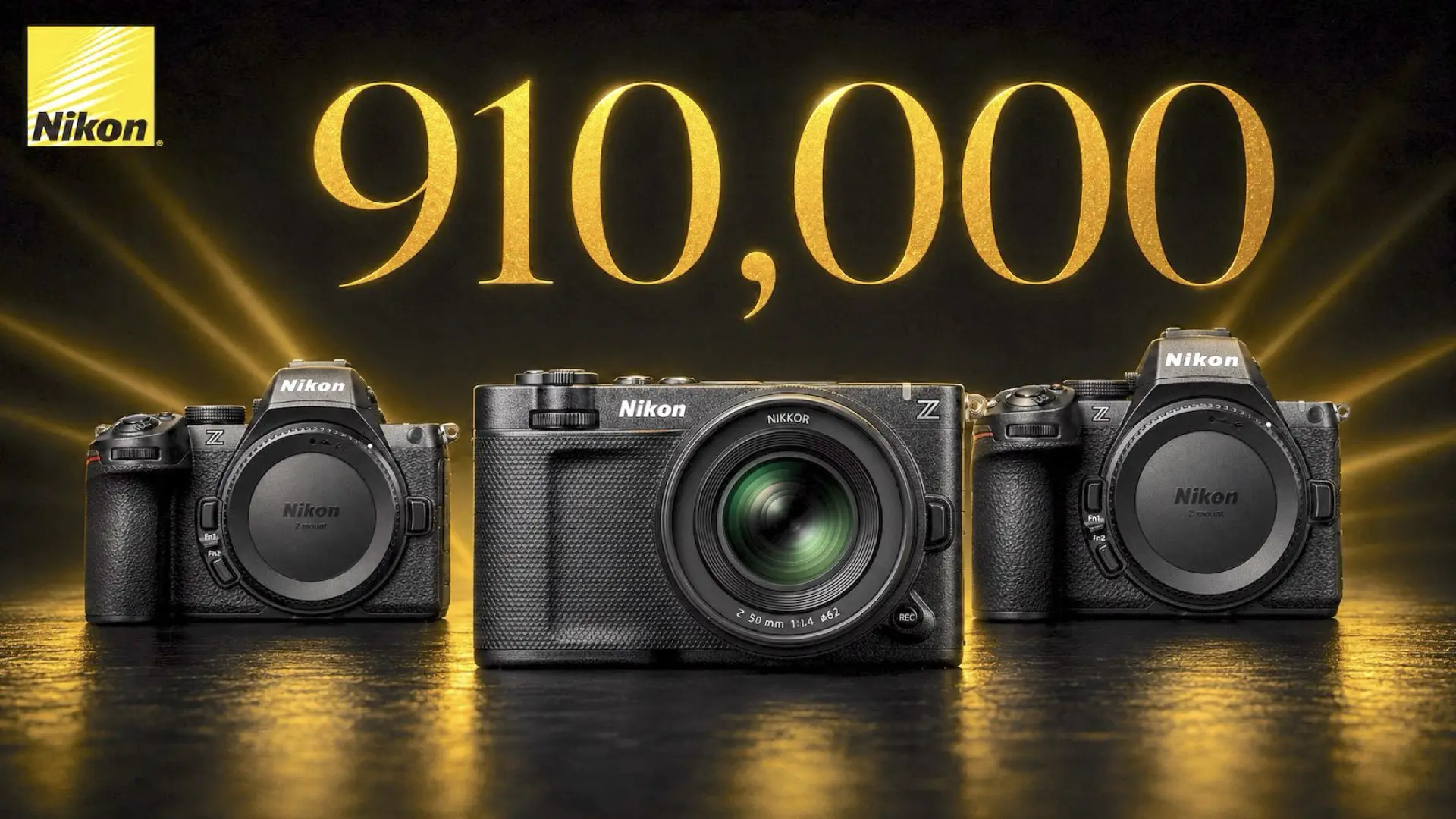Nikon Sold 910,000 Mirrorless Cameras as Z5II, Z50II, and ZR Led the Growth