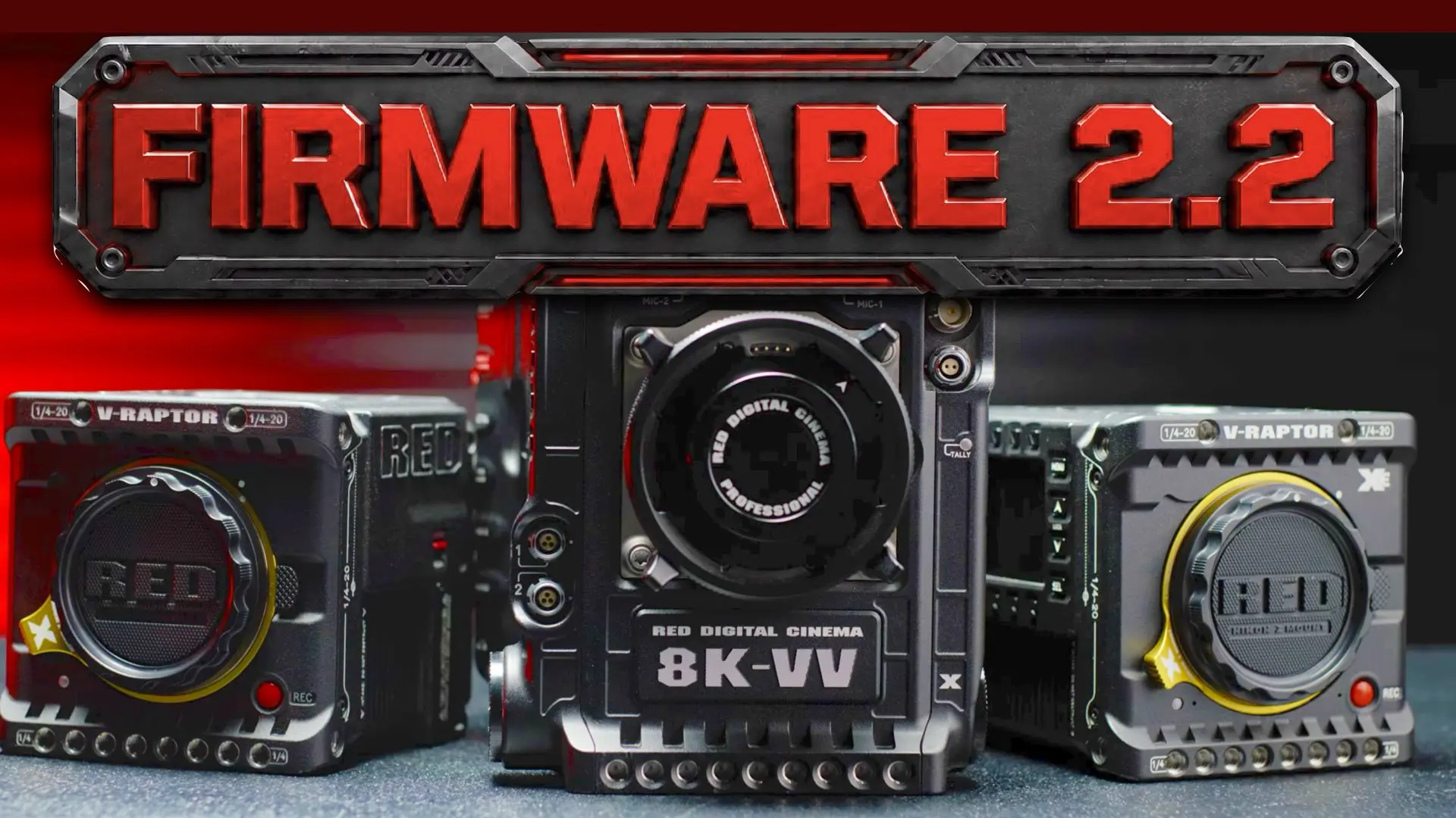RED Firmware 2.2 Turns V.RAPTOR X Into a Faster 8K Live Production Camera