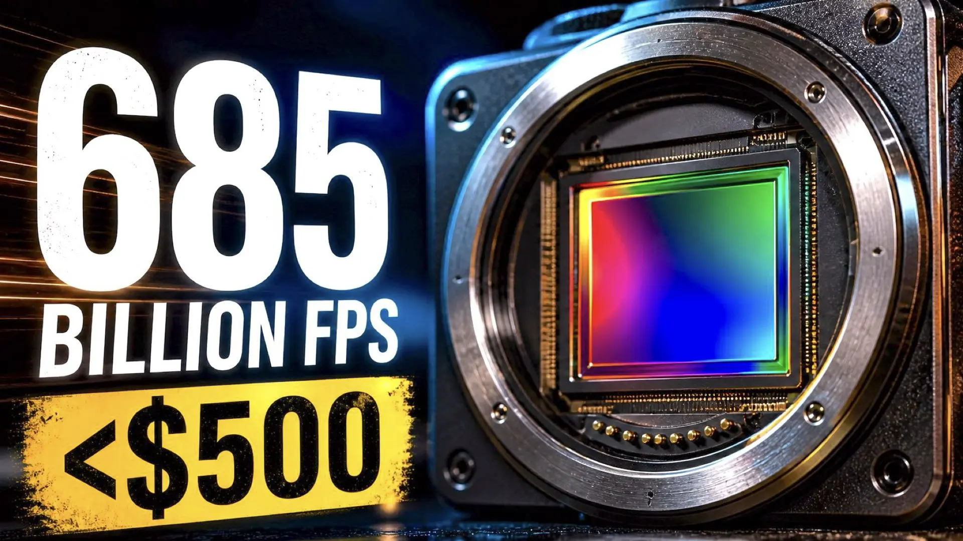 Beyond the Blink: Unpacking the $500 Camera That Sees 685 Billion Frames Per Second