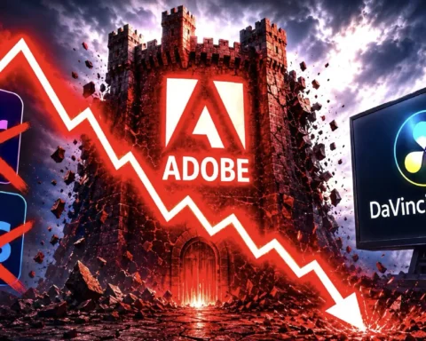 Adobe Stock Hits Multi-Year Low As AI and Blackmagic Threaten Its Creative Empire