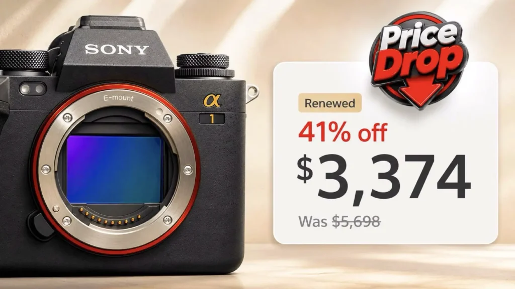 Sony Alpha 1 Renewed Drops to $3,374 on Amazon: A 50MP 8K Flagship for Almost Half Price