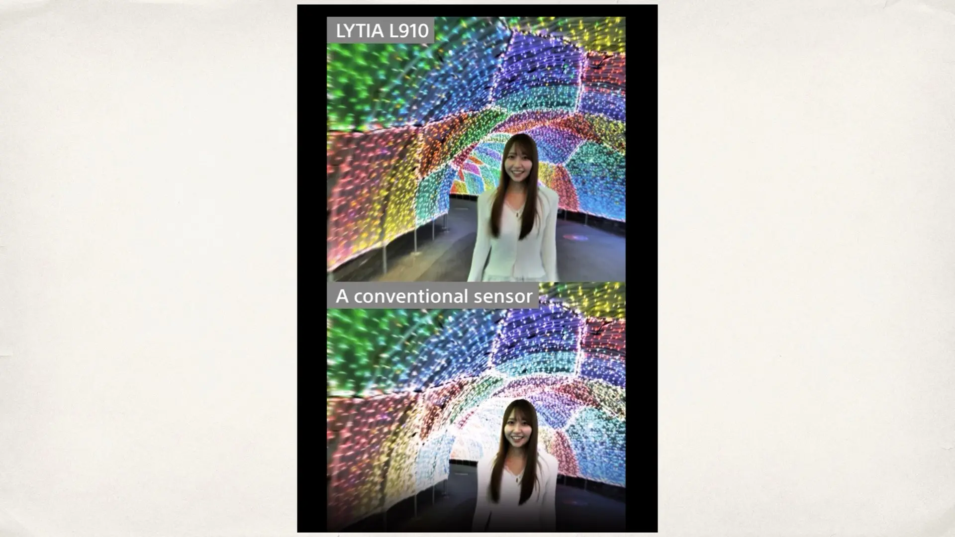 LYTIA L910 CMOS image sensor: Test footage