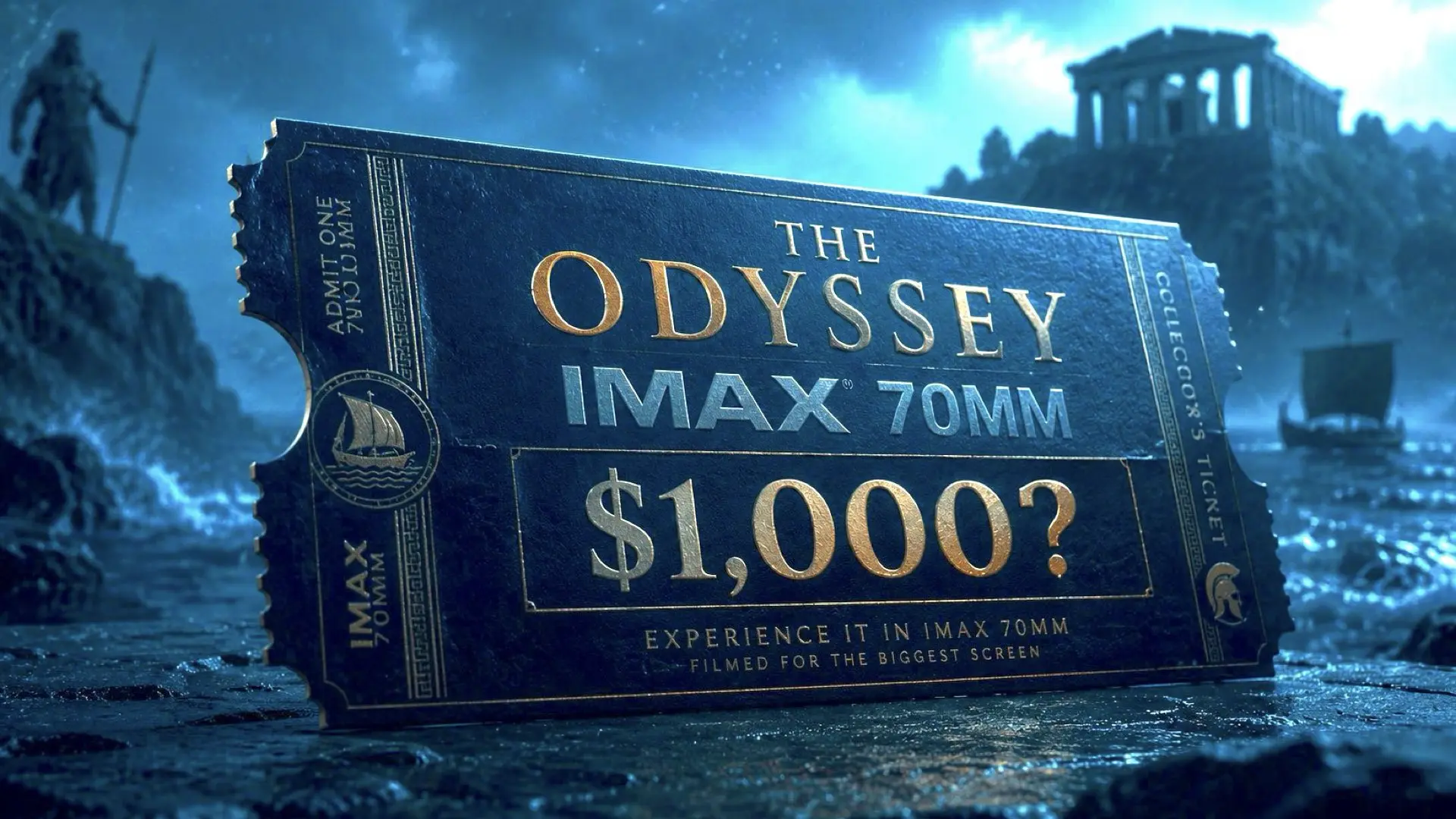 Would You Pay $1,000 to See The Odyssey in IMAX 70mm?