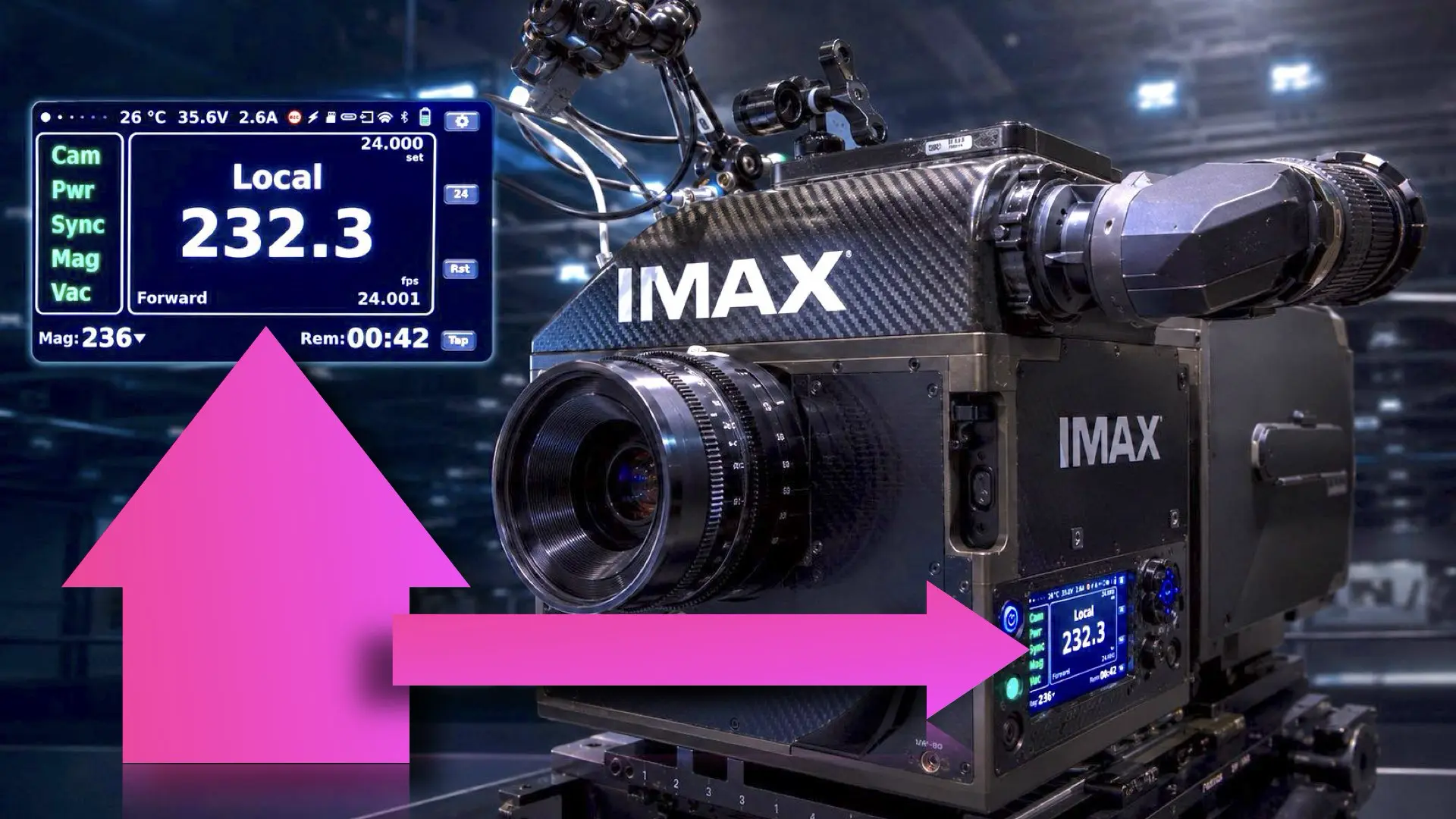 IMAX Keighley- The New 15:70 Film Camera Has a Surprisingly Modern UI