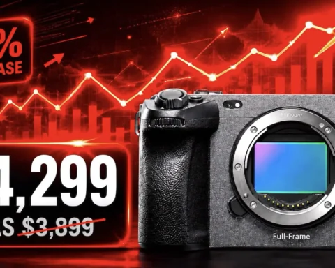 Sony FX3 Jumps to $4,299: A 2021 Camera Just Got More Expensive in 2026