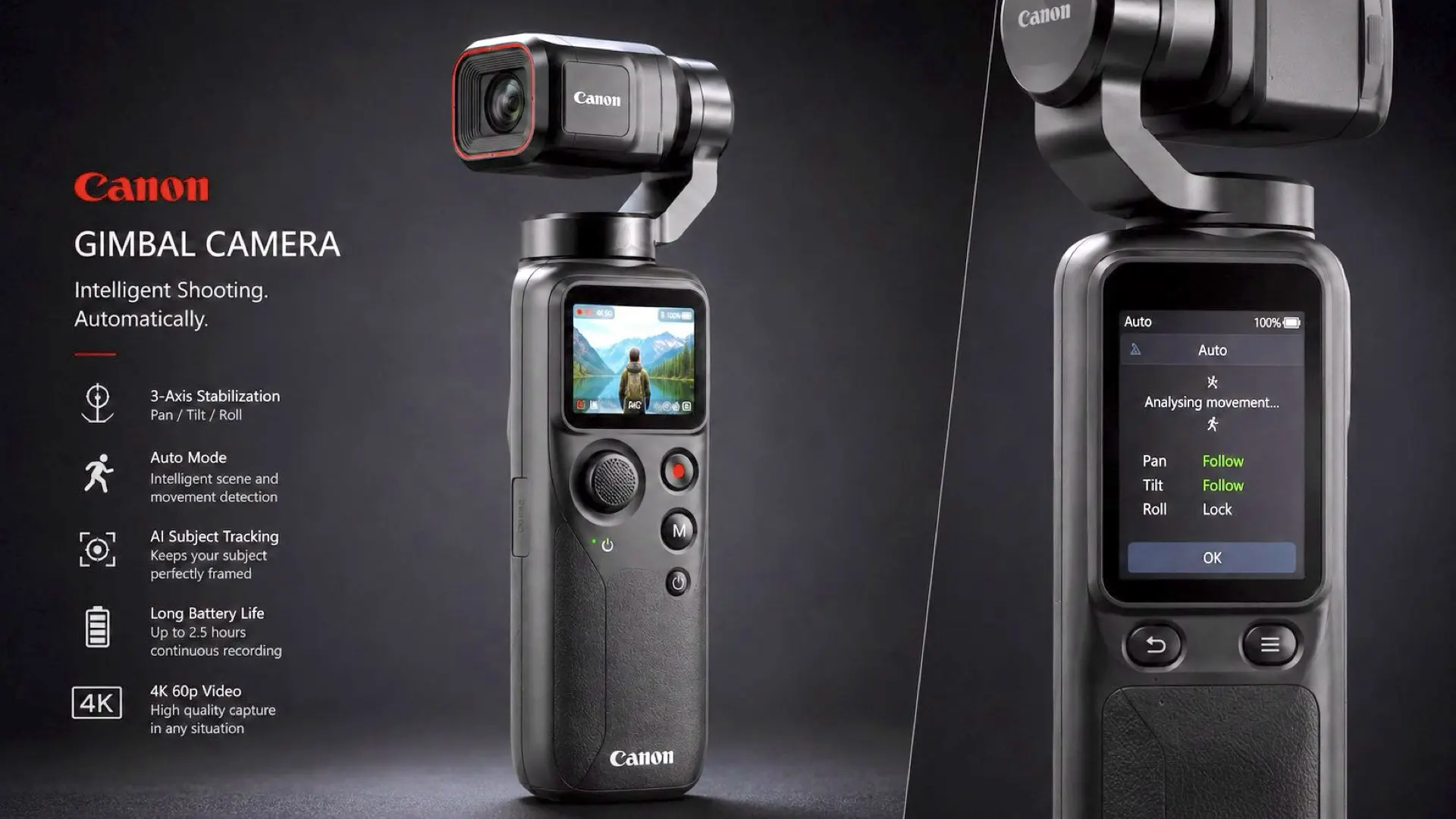 Canon Keeps Adding Intelligence to Its Unreleased Gimbal Camera