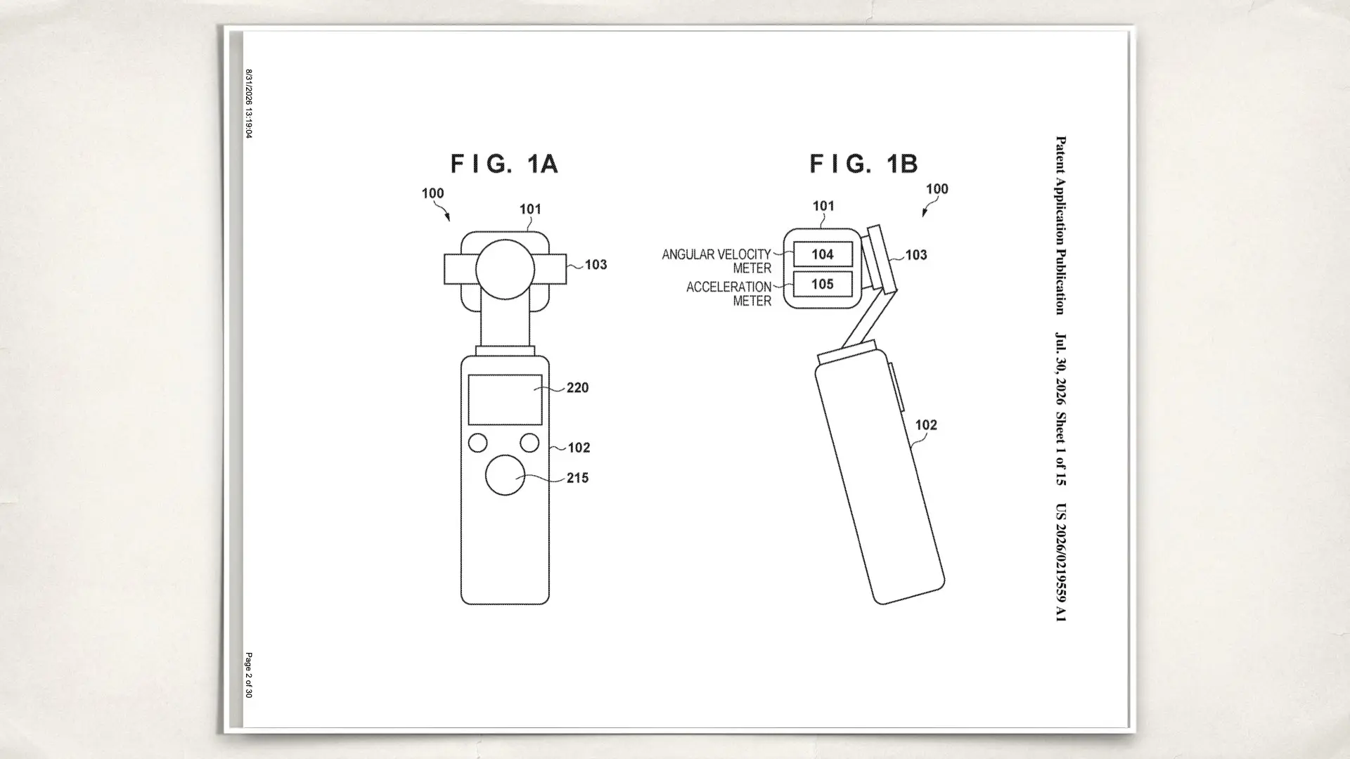 Canon's patent: IMAGE CAPTURE APPARATUS, CONTROL METHOD FOR IMAGE CAPTURE APPARATUS, AND STORAGE MEDIUM