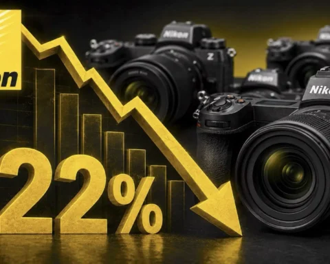 Nikon Camera Sales Drop 22% as Company Cuts Full-Year Forecast
