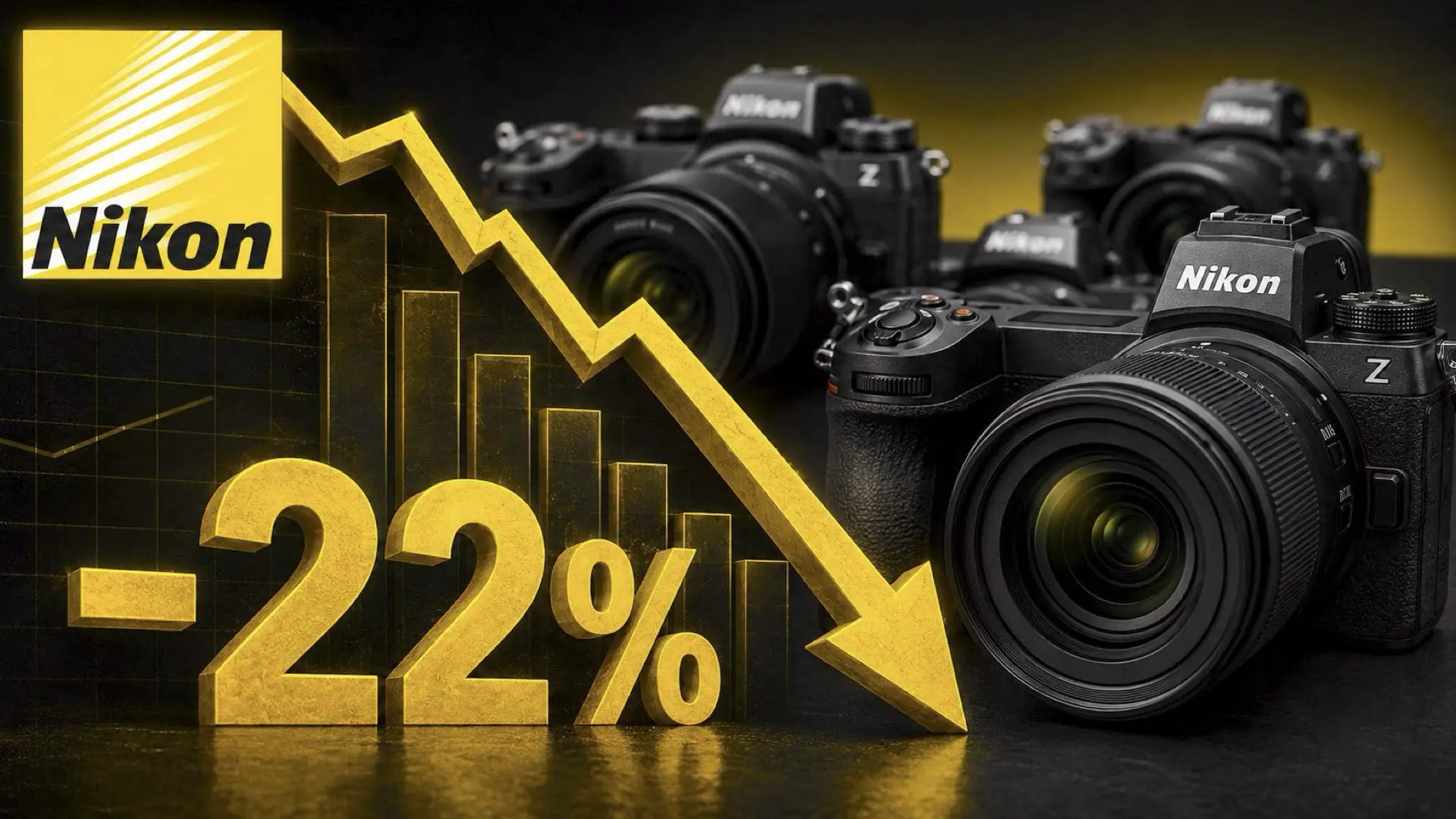 Nikon Camera Sales Drop 22% as Company Cuts Full-Year Forecast