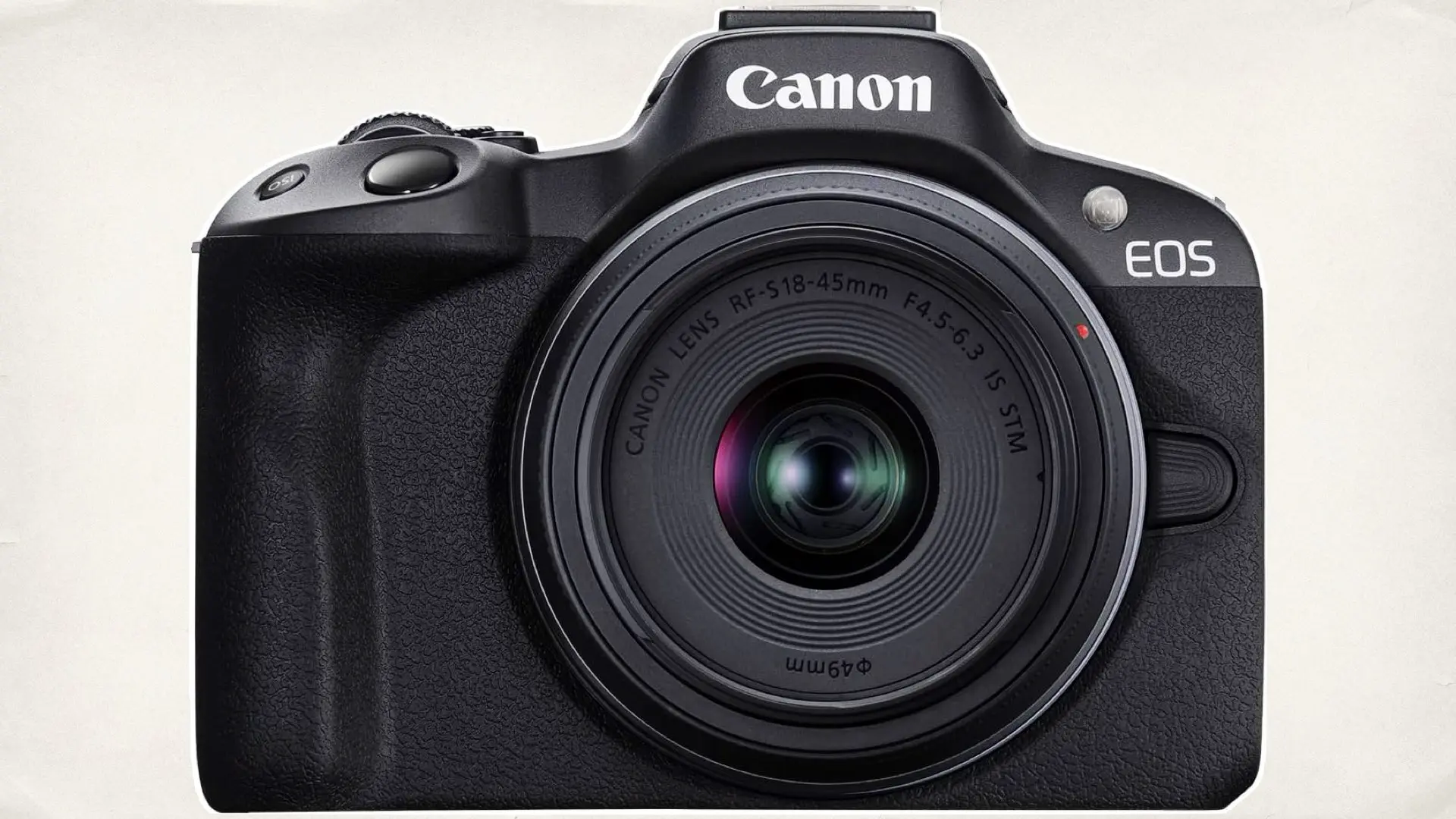 Canon EOS R50 Mirrorless Camera RF-S18-45mm F4.5-6.3 is STM Lens Kit