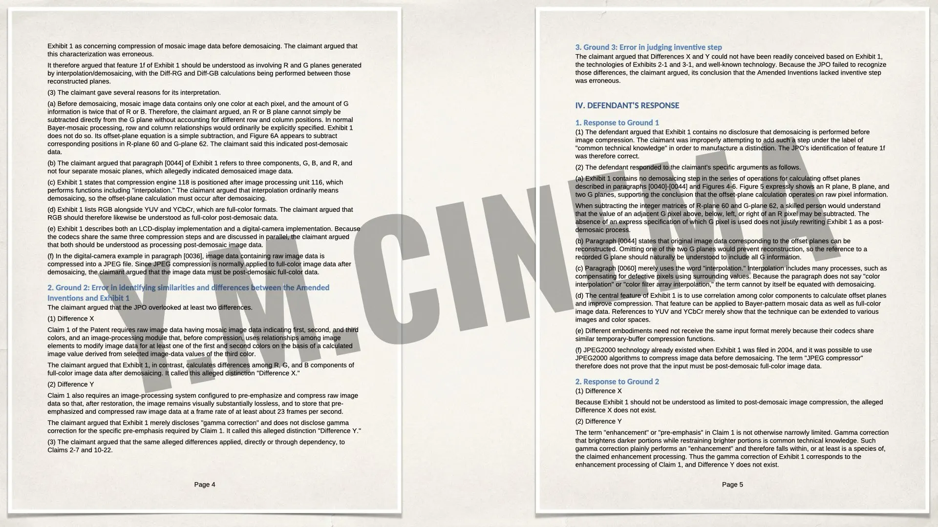 Unofficial English translation of the June 30, 2026 judgment by Japan’s Intellectual Property High Court upholding the invalidation of key claims in RED’s Japanese compressed RAW video patent.