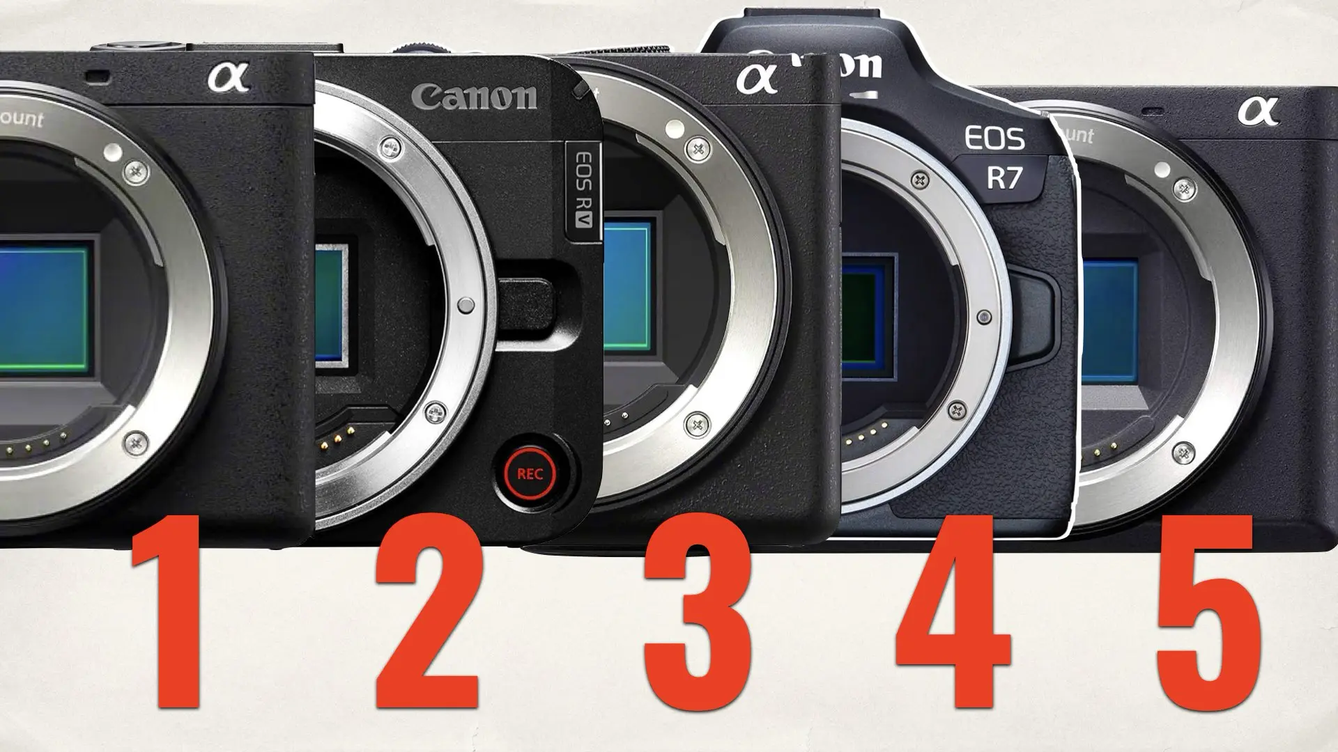 Amazon’s 5 Best-Selling APS-C Cameras: Sony Takes Three Spots as the $1,498 a6700 Ranks No. 1