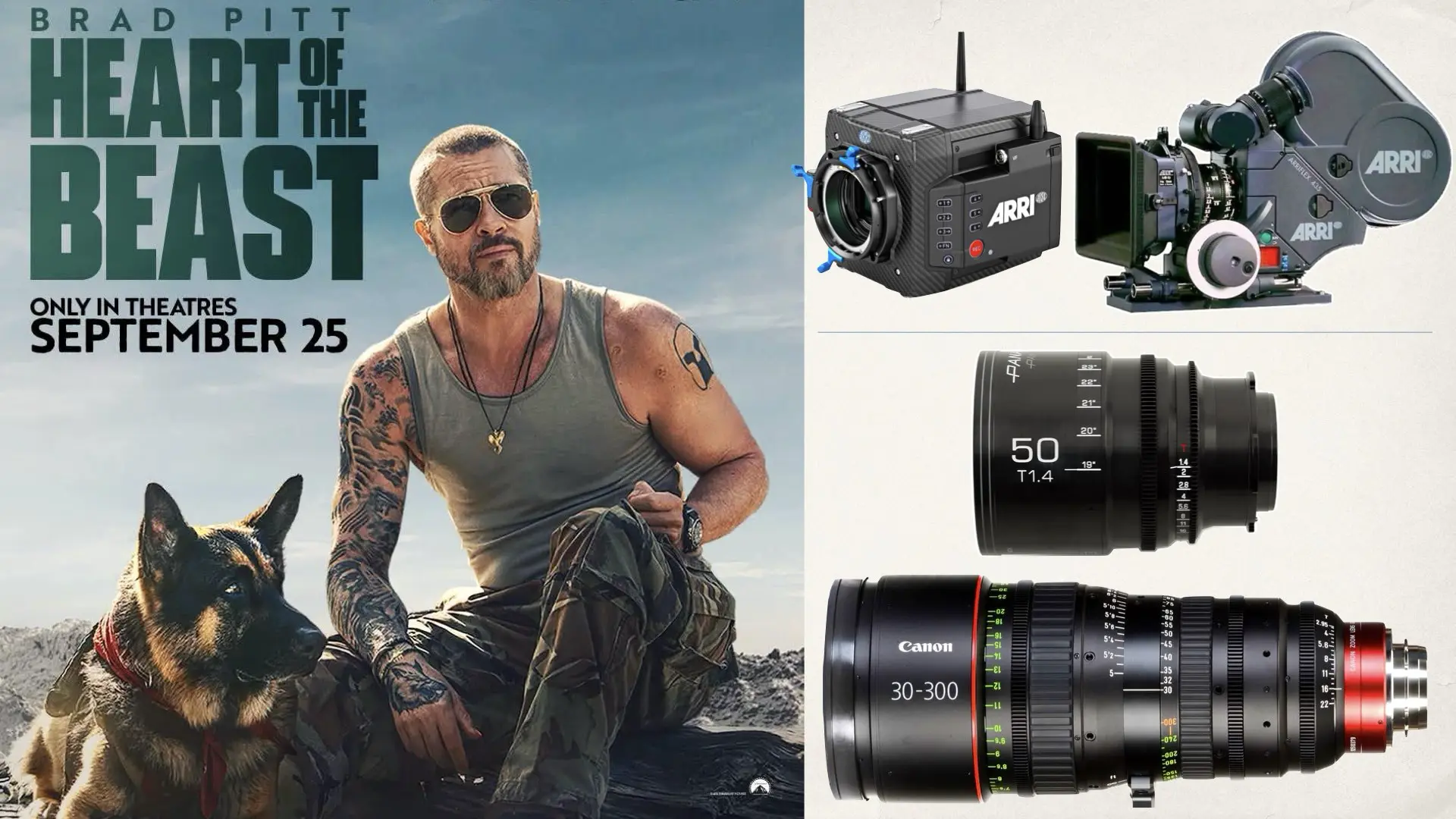 Brad Pitt’s "Heart of the Beast" Was Shot on ARRIFLEX 435 and ALEXA Mini LF