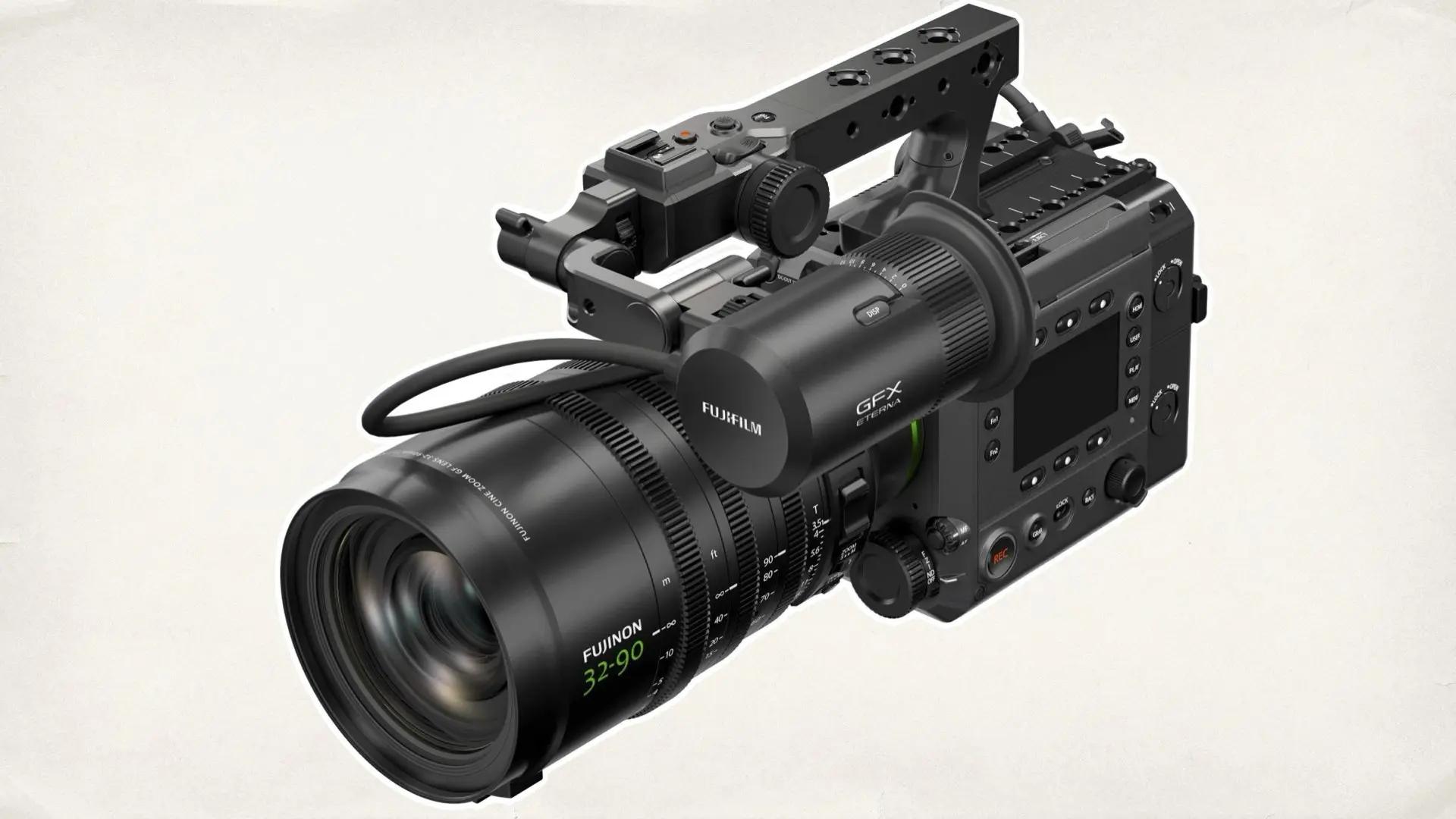 Fujifilm VF-GFXC2 Electronic Viewfinder on the GFX ETERNA 55