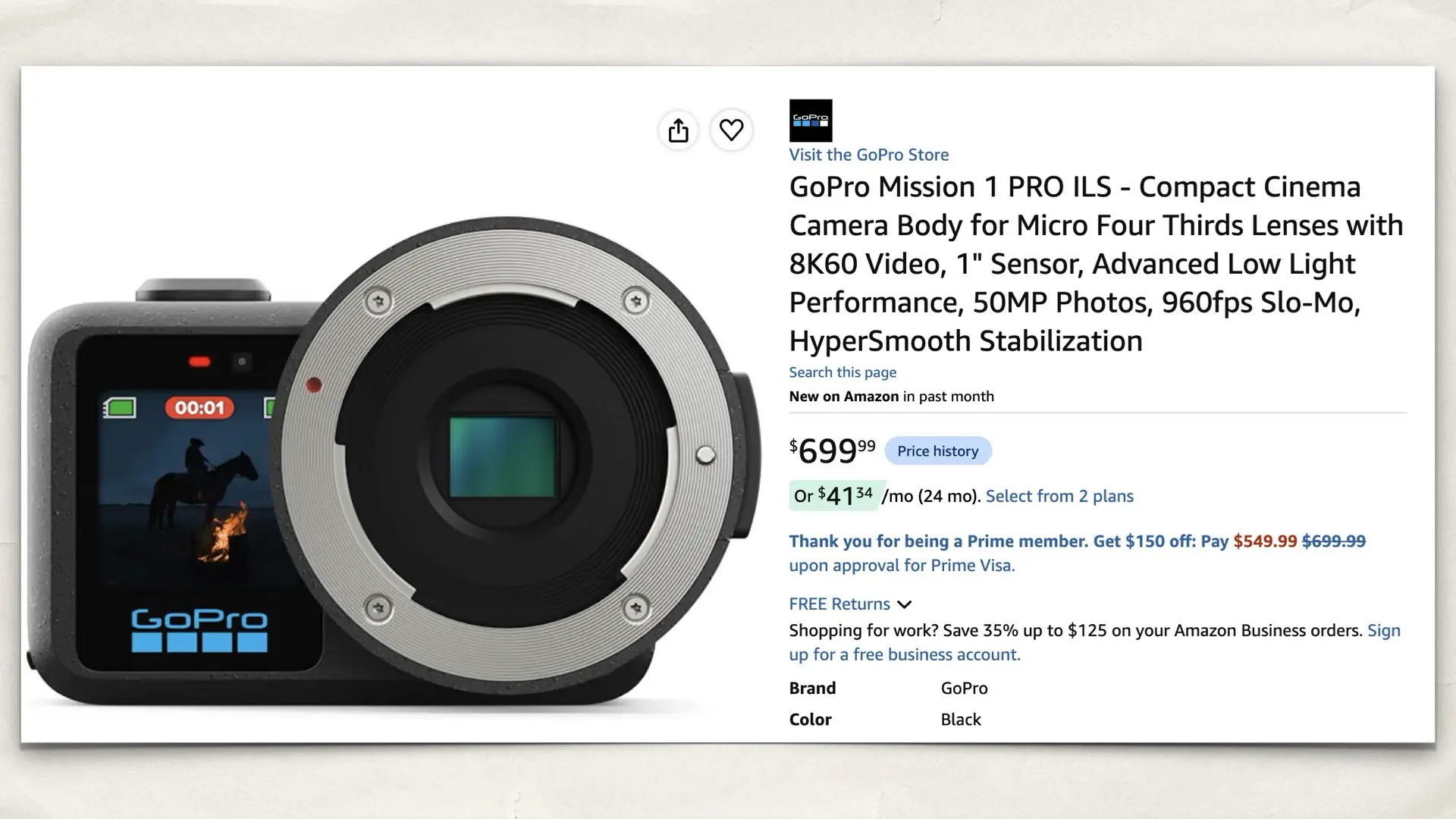 GoPro Mission 1 PRO ILS on Amazon