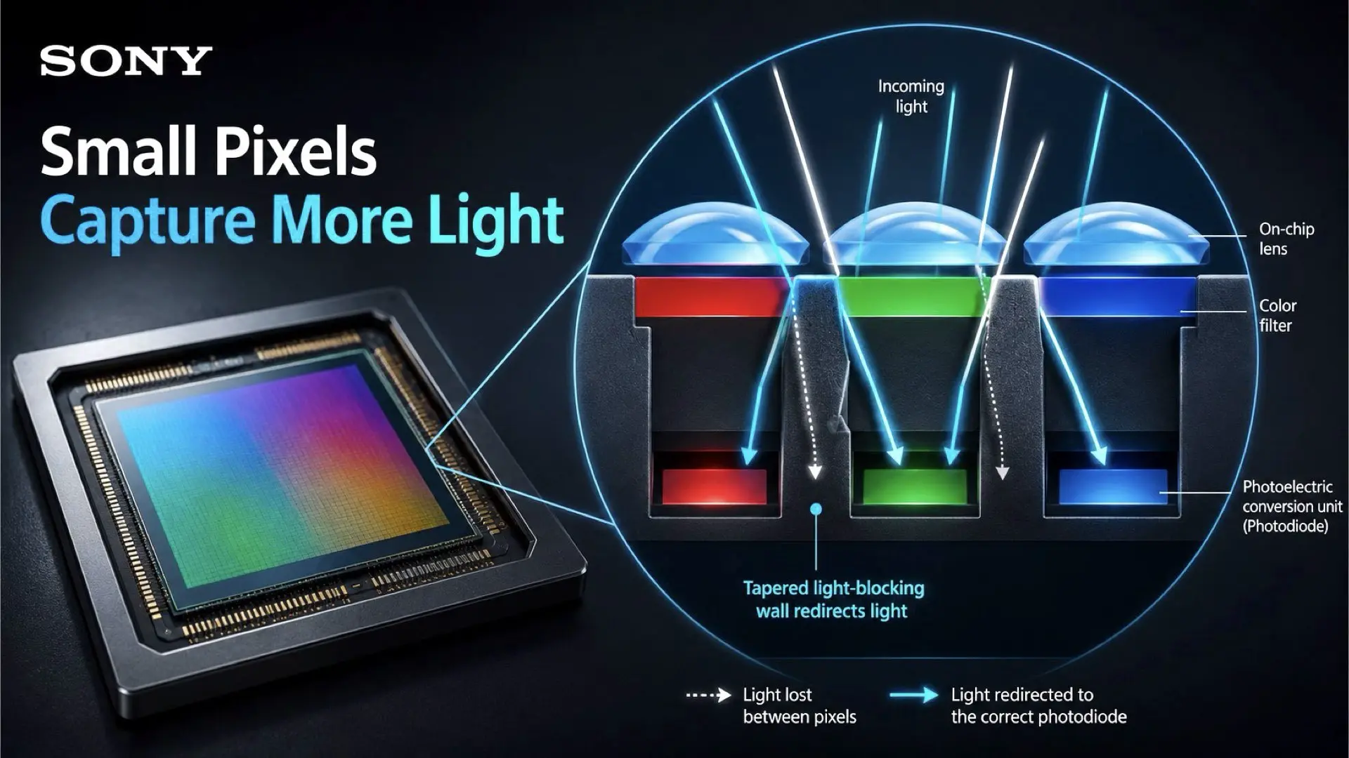 Sony Patent Could Make Small Pixels Capture More Light