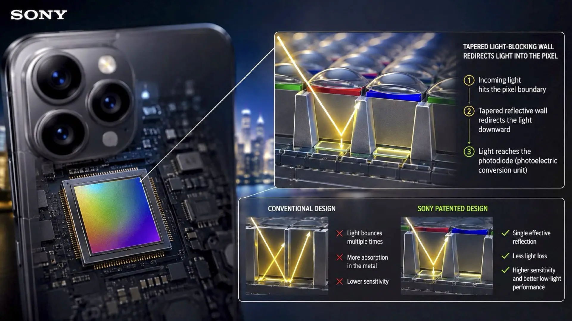 Sony Patent - Image Sensor And Imaging Device. Illustration