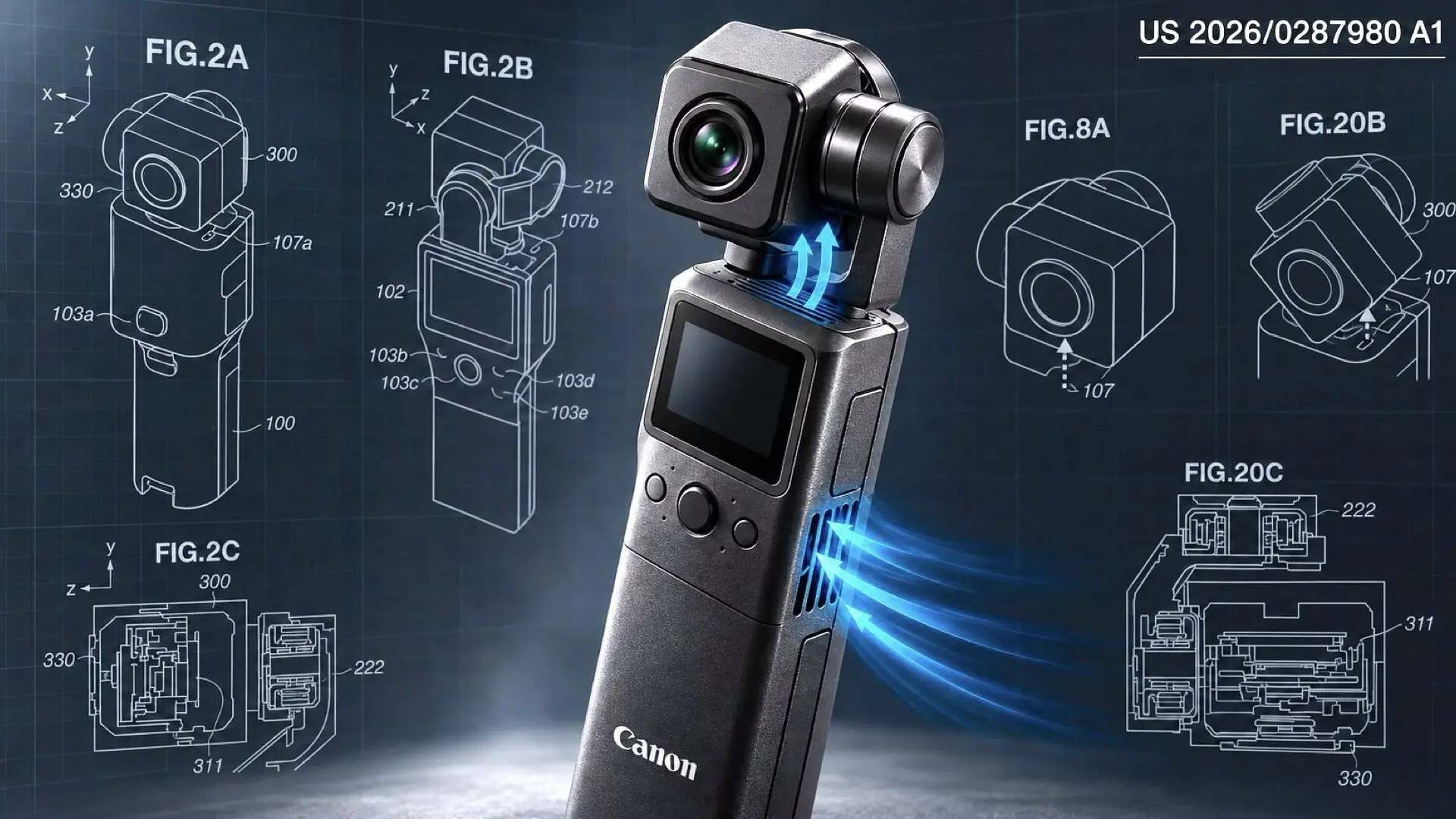 Canon Keeps Developing Its Gimbal Camera: Now It Has Intelligent Cooling