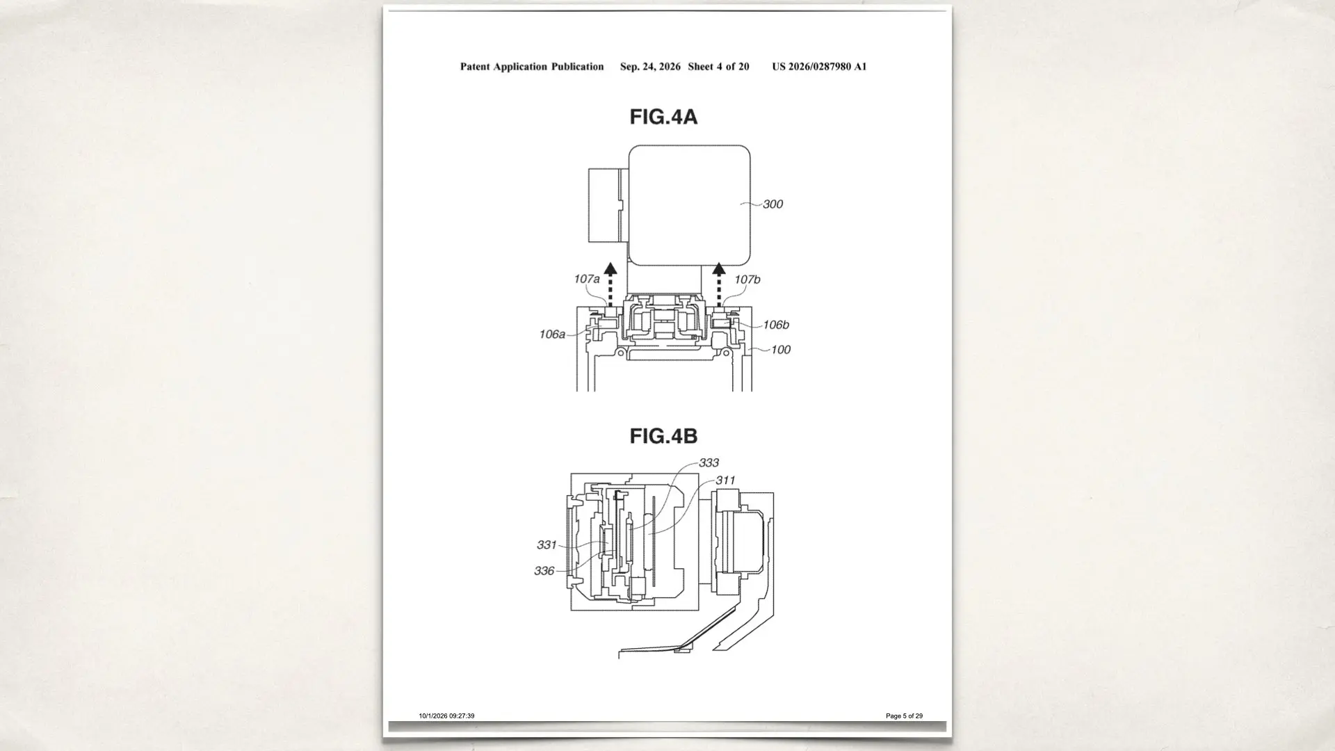 Canon U.S. patent application, US 2026/0287980 A1