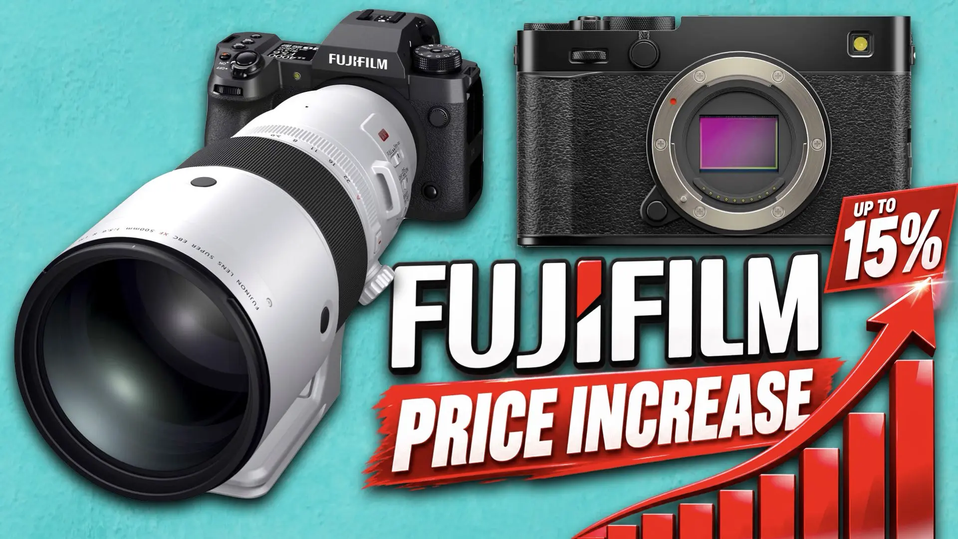 Fujifilm Raises Prices of GFX100 II, X100VI, X-E5 and More by Up to 15%