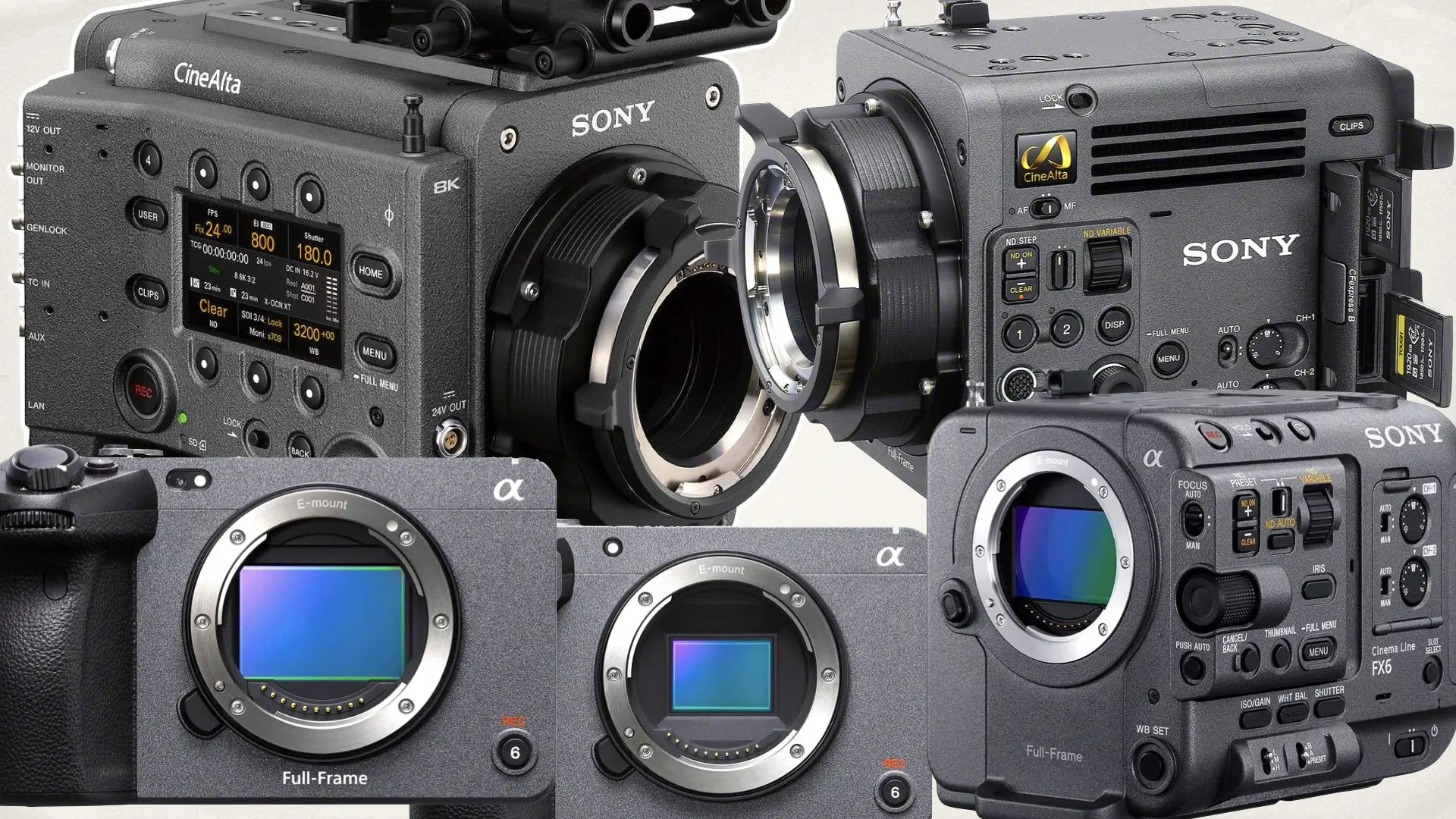 Sony Explains Its Cinema Camera Lineup: From VENICE 2 to FX30