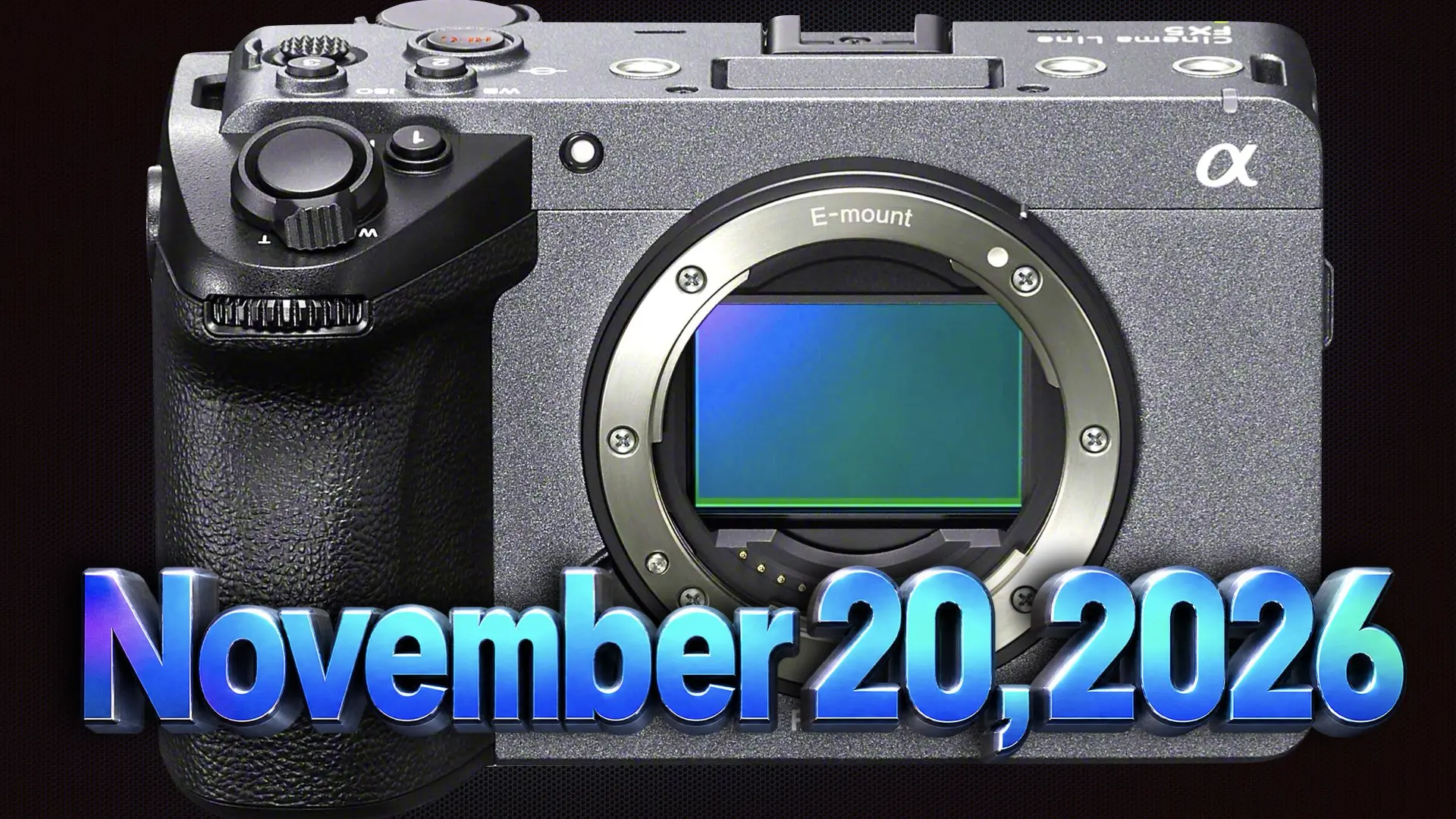 Sony FX5 Finally Gets a Release Date After a 13-Week Delay