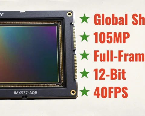 Sony Publishes Specs for Its 105MP, 39.7mm Global Shutter Sensor: 12-Bit at 40 FPS